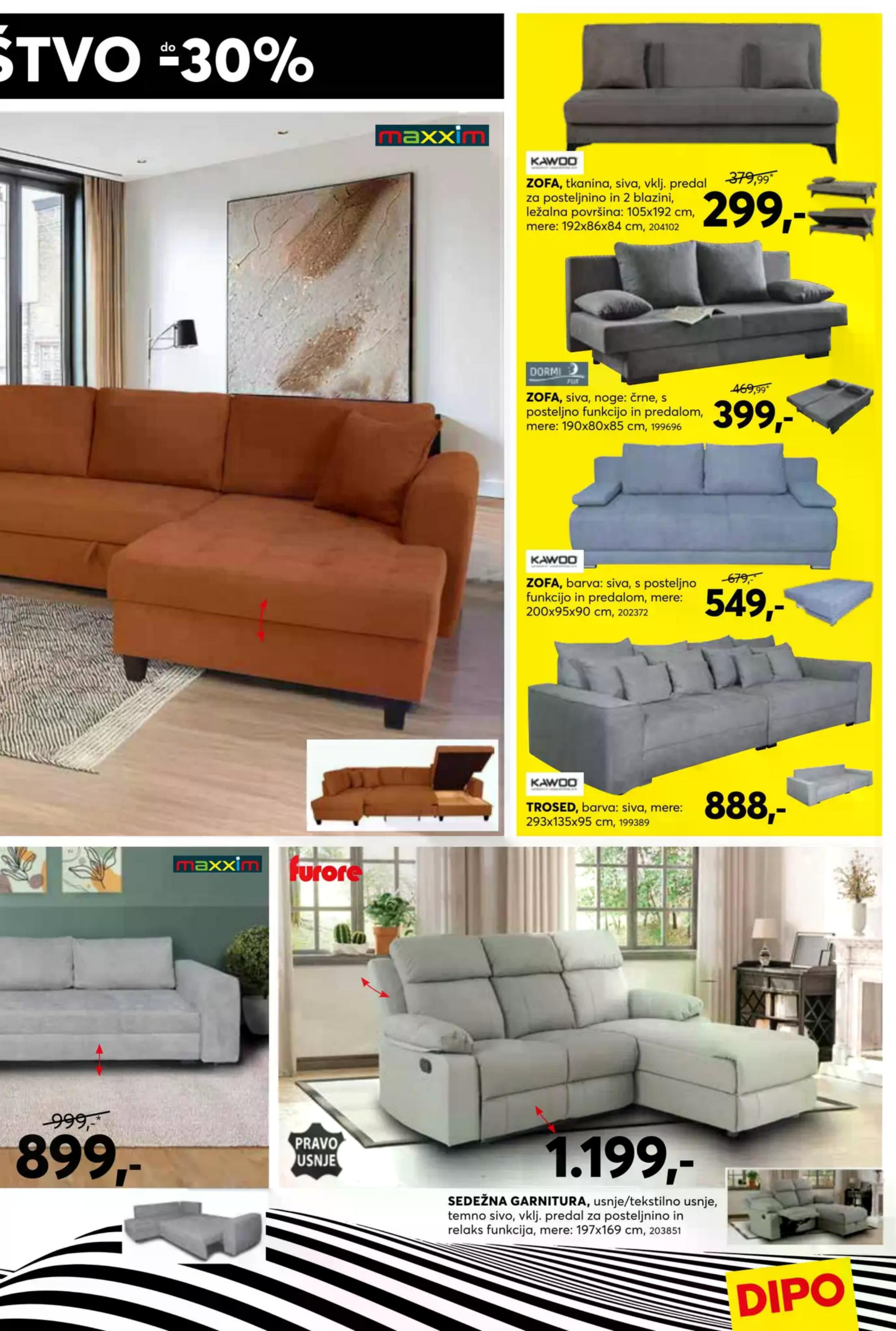 Page from catalog: Kuhinje do -60%