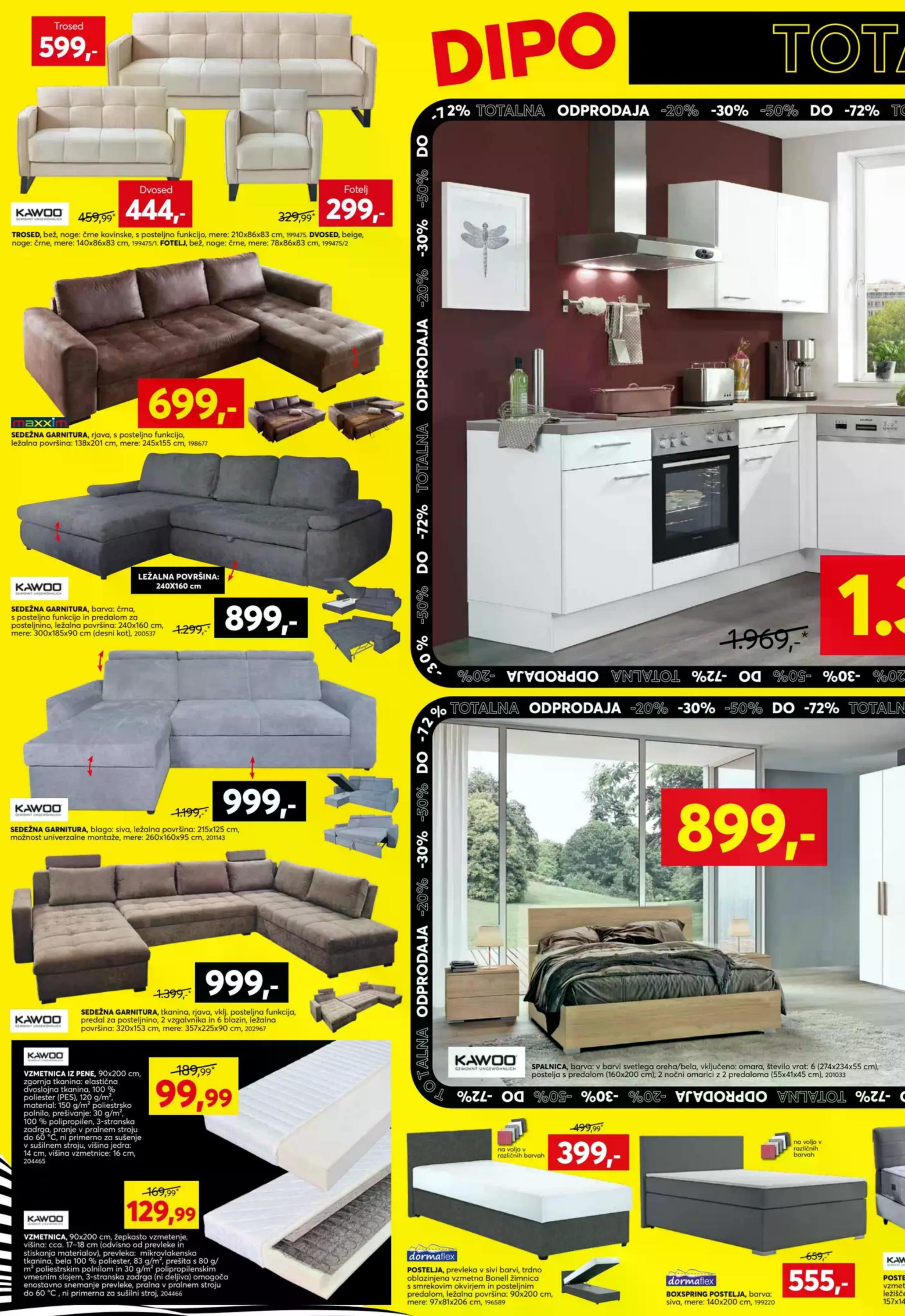 Page from catalog: Totalna odprodaja