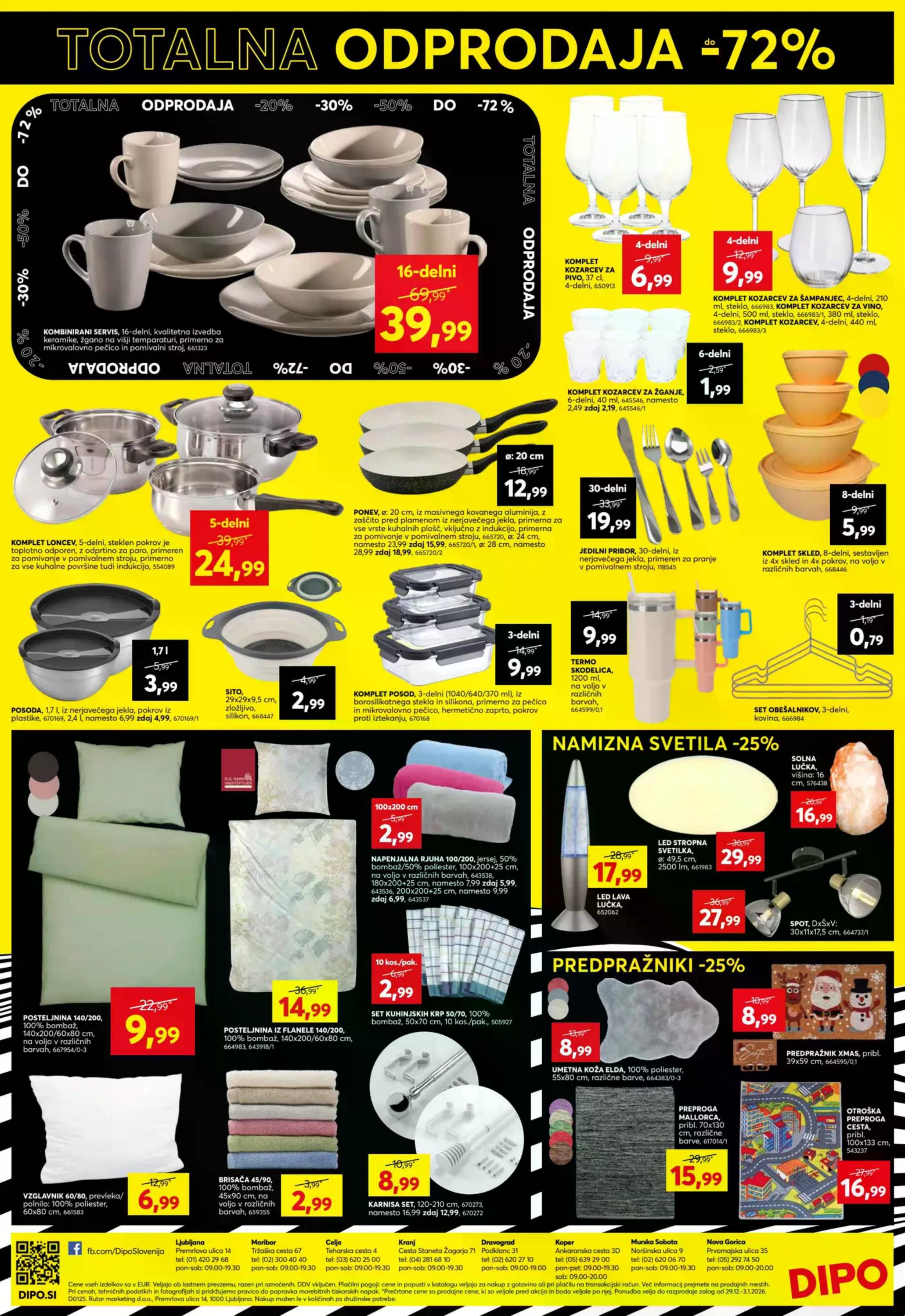 Page from catalog: Totalna odprodaja