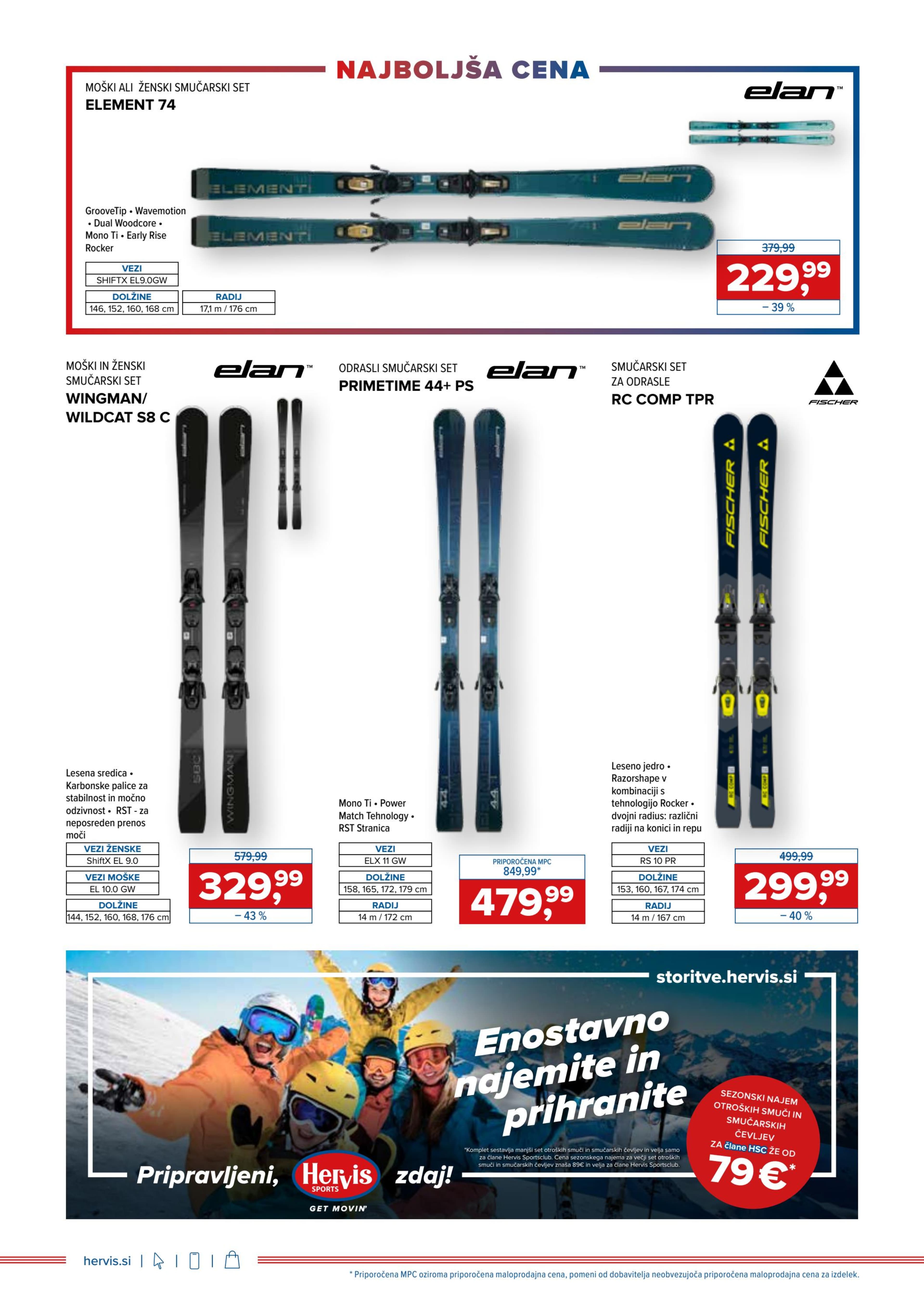 Stran 2. Hervis kataloga - Akcije od 12.11. do 18.11.2025.