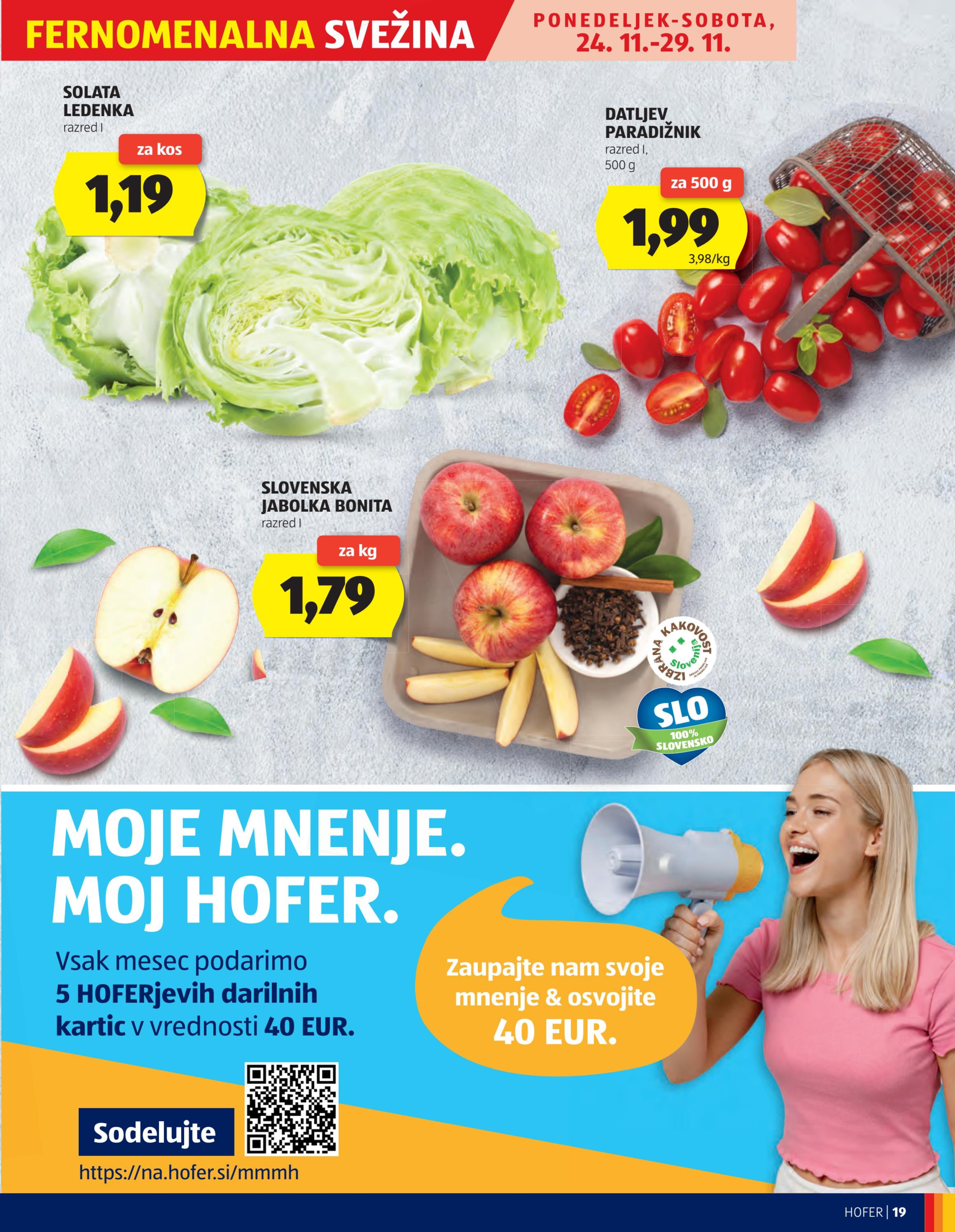 Stran 19. Hofer kataloga - Akcije od 20.11. do 29.11.2025.