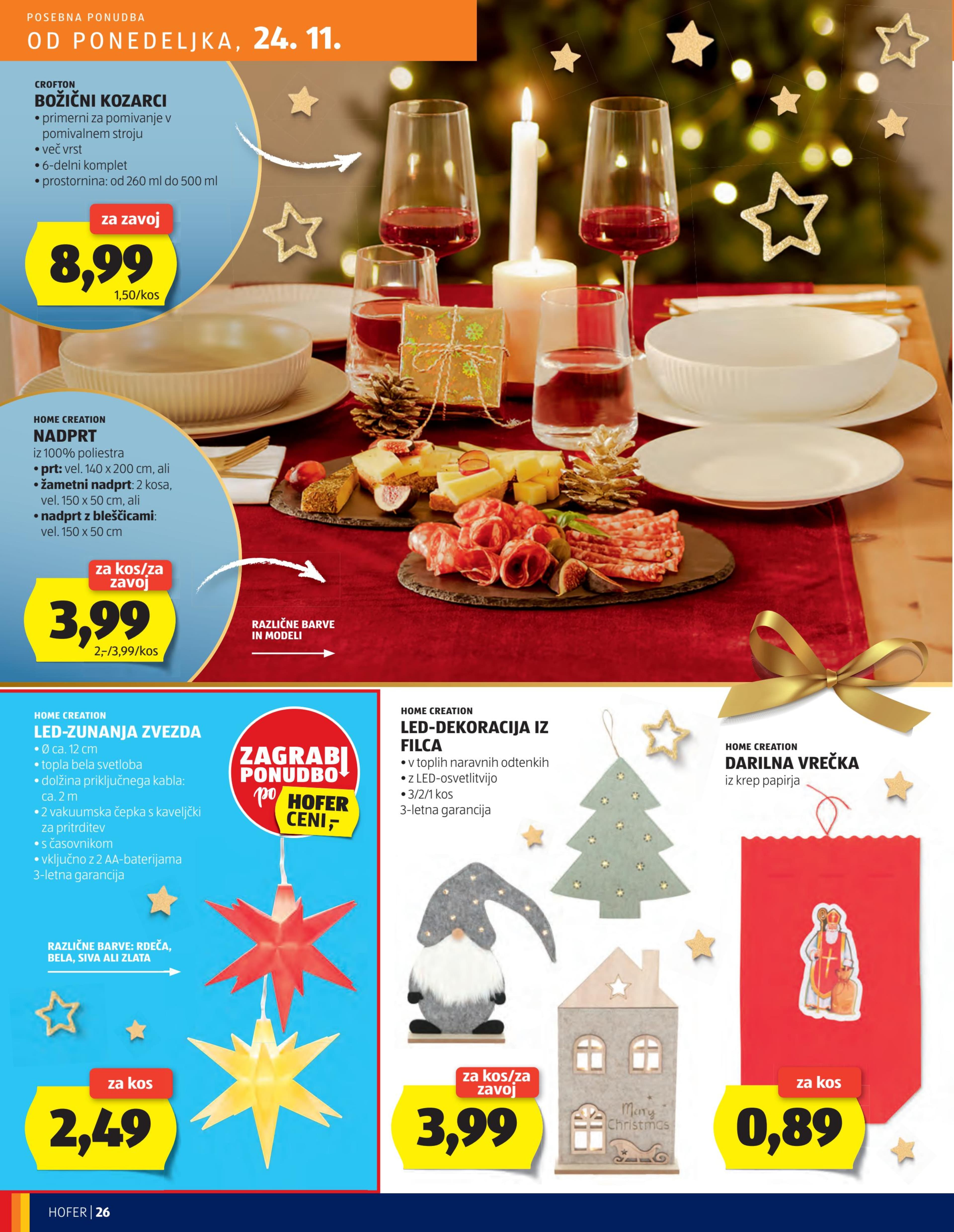 Stran 26. Hofer kataloga - Akcije od 20.11. do 29.11.2025.