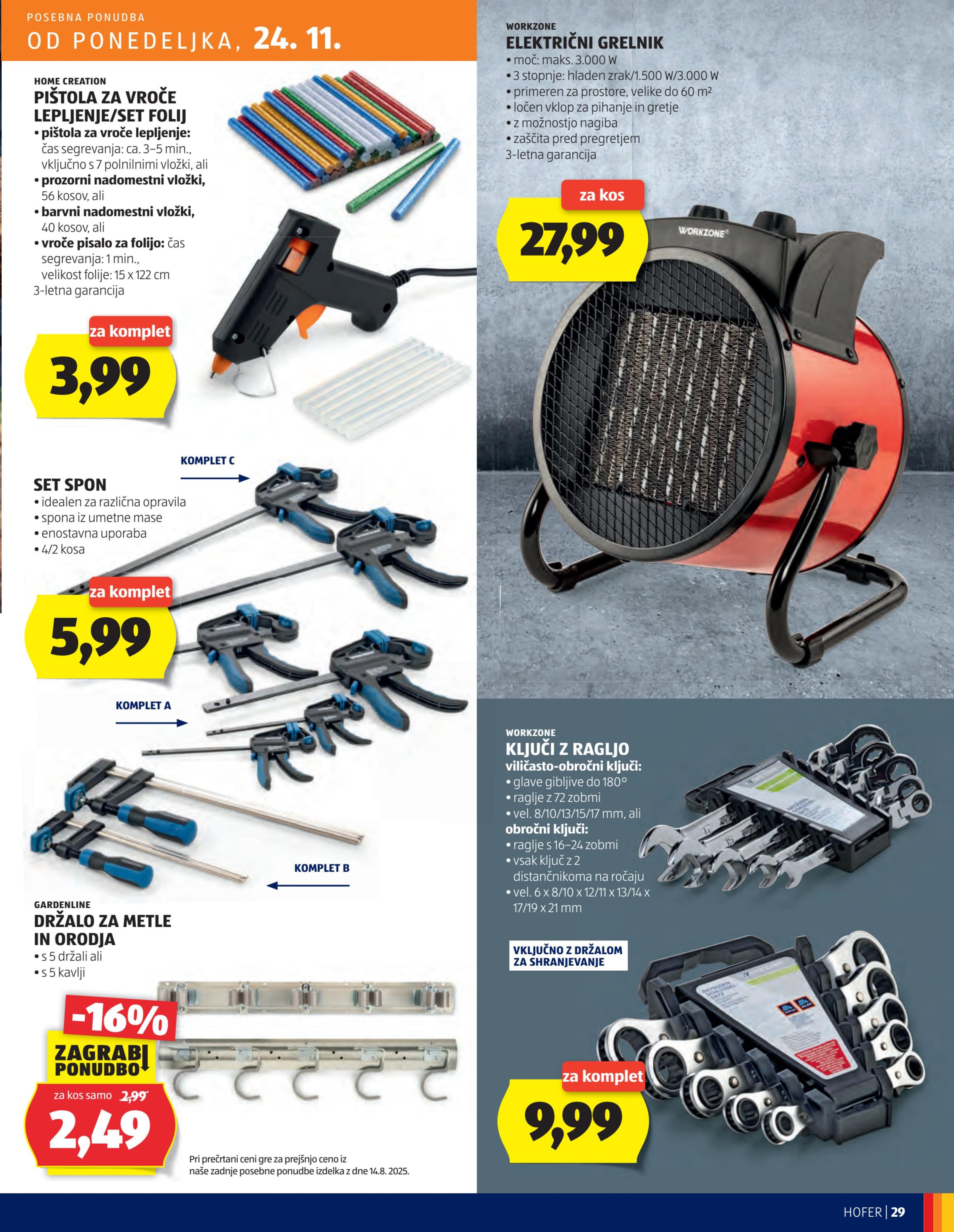 Stran 29. Hofer kataloga - Akcije od 20.11. do 29.11.2025.
