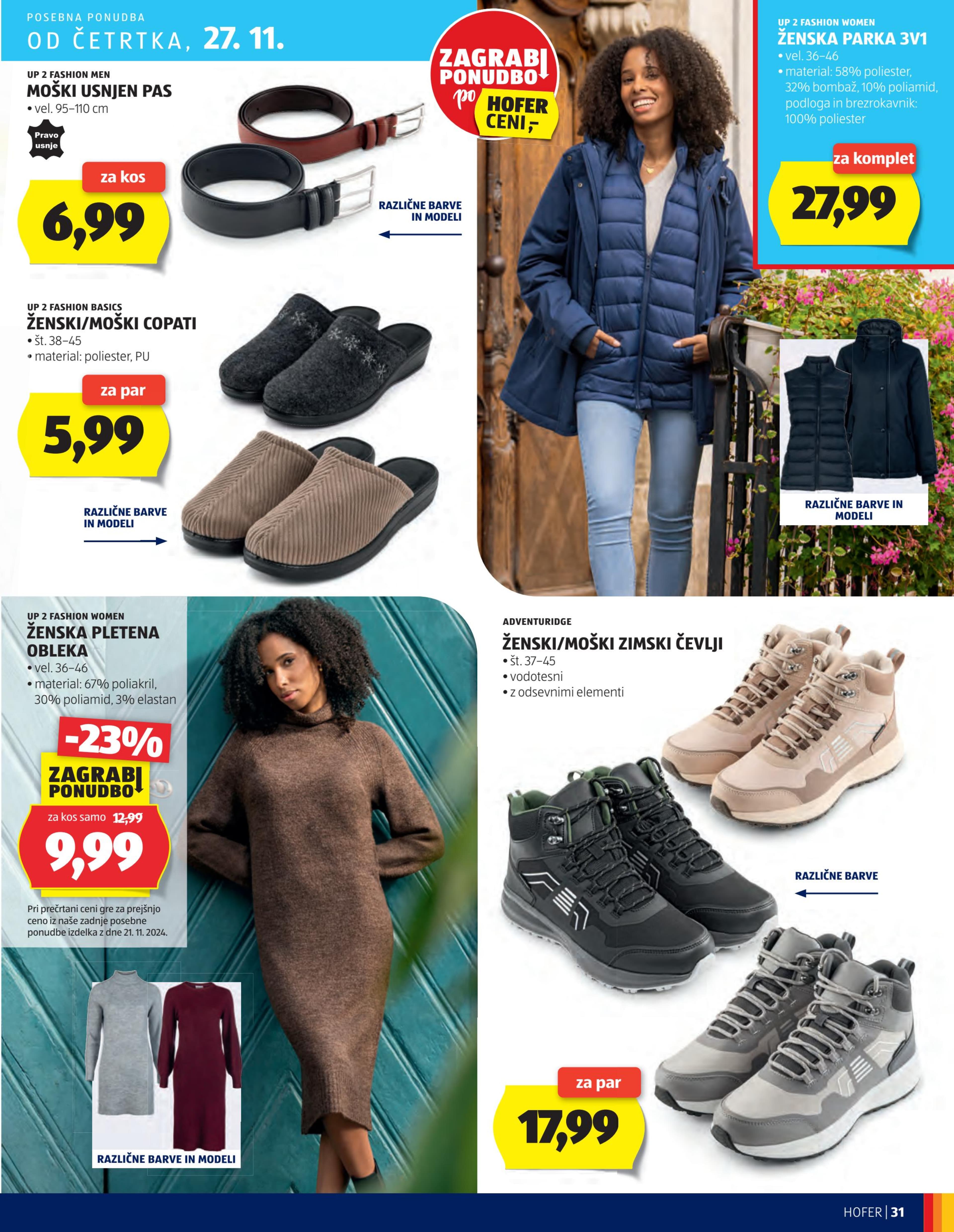 Stran 31. Hofer kataloga - Akcije od 20.11. do 29.11.2025.