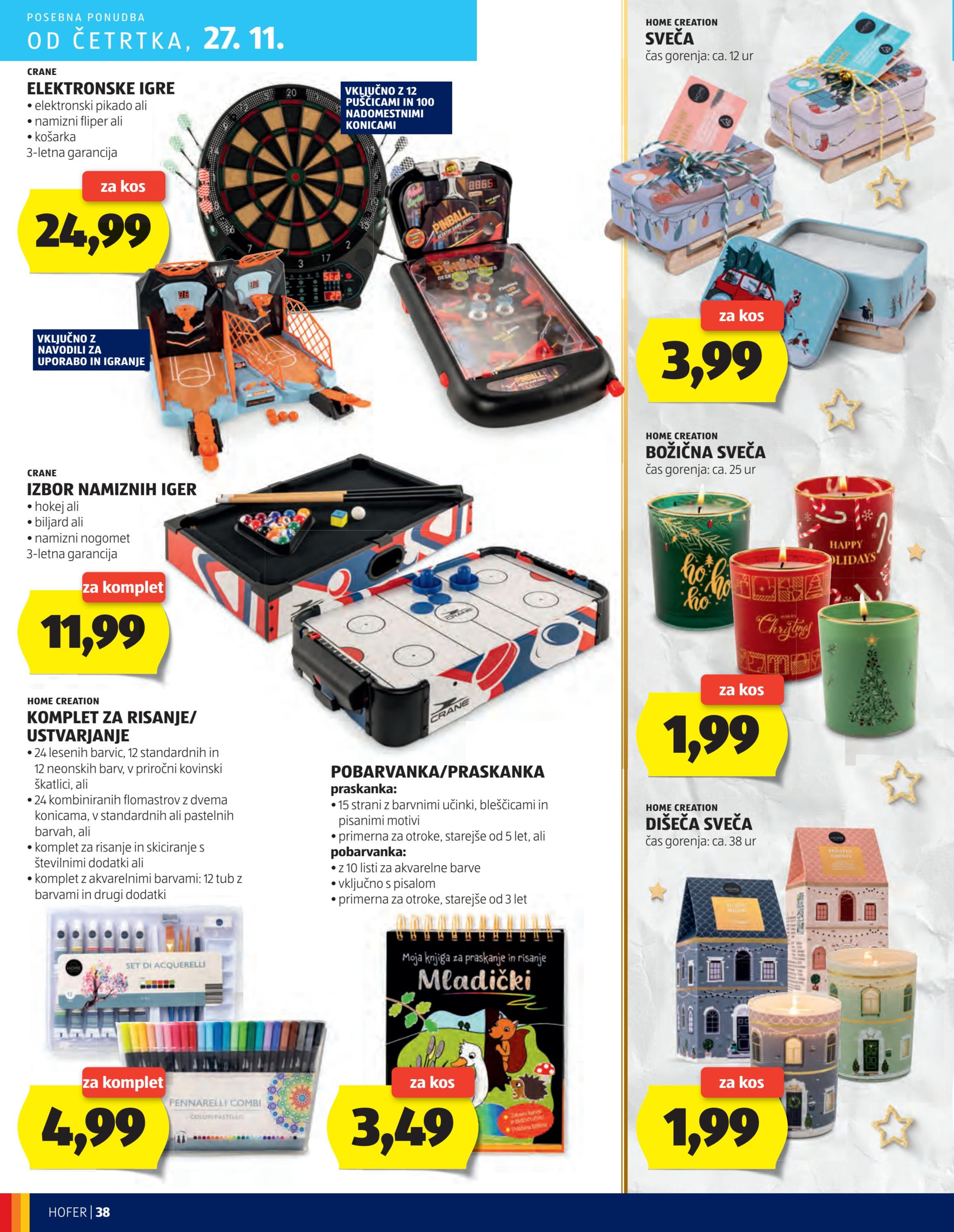 Stran 38. Hofer kataloga - Akcije od 20.11. do 29.11.2025.