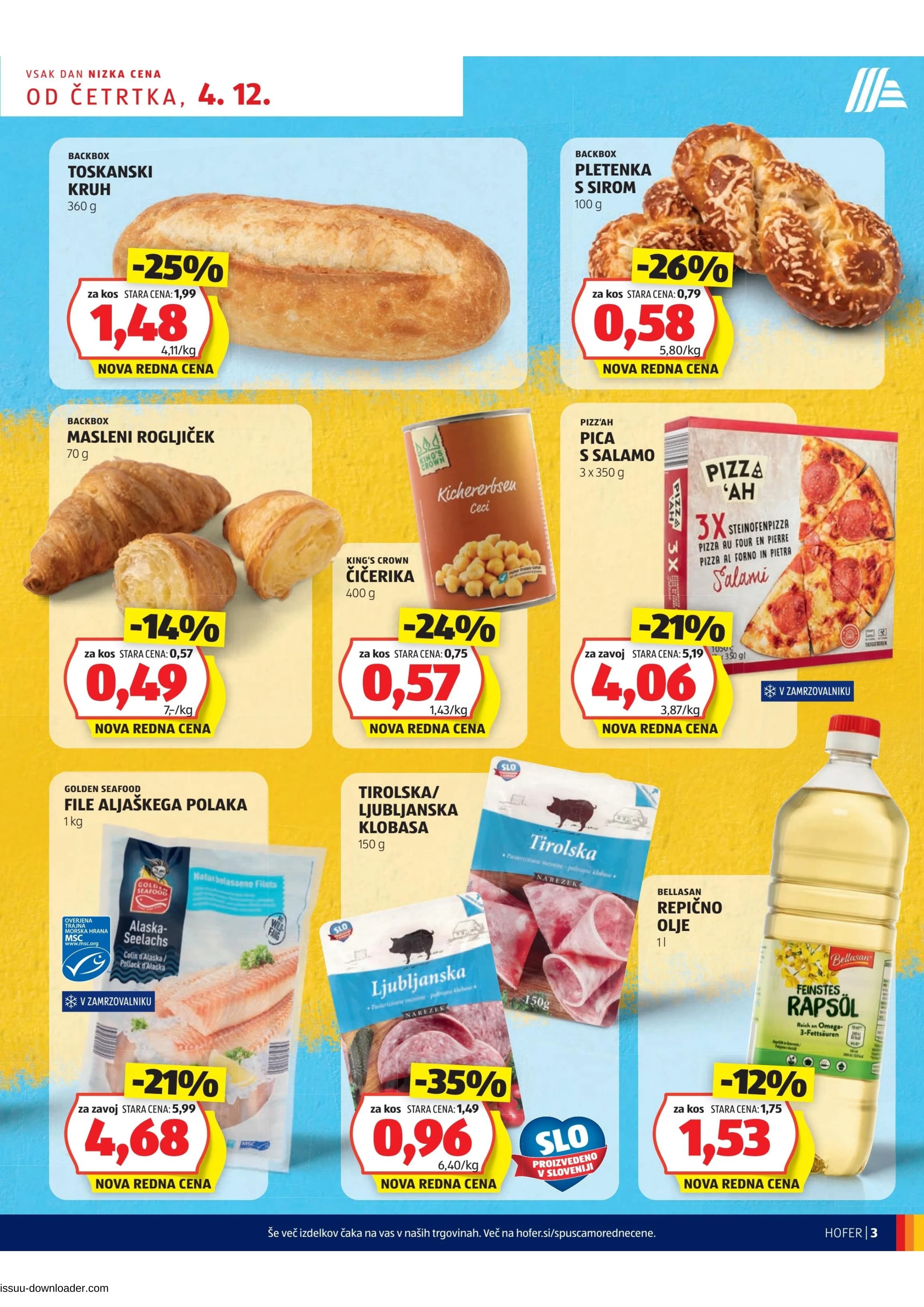 Stran 3. Hofer kataloga - Akcije od 04.12. do 13.12.2025.