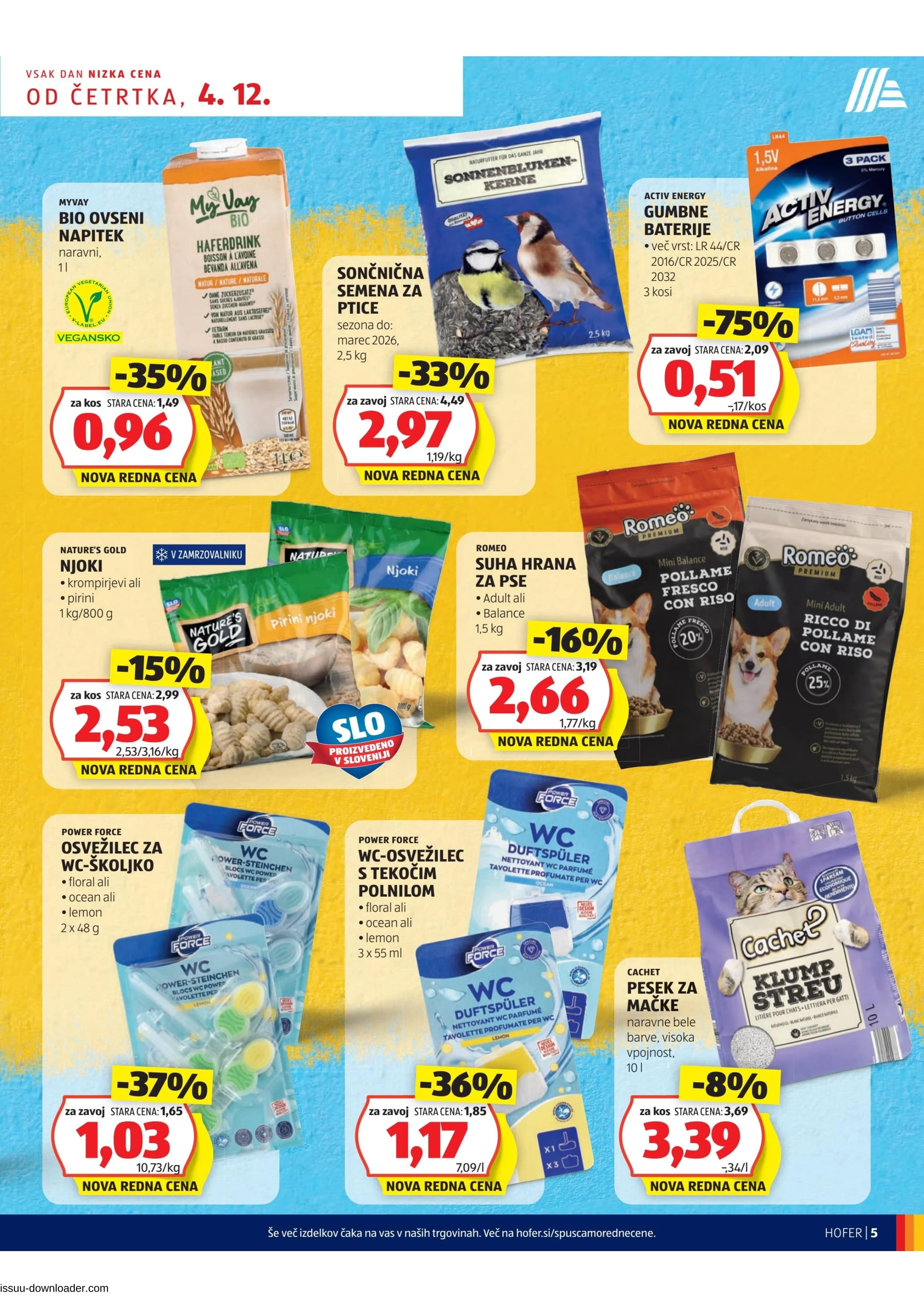 Stran 5. Hofer kataloga - Akcije od 04.12. do 13.12.2025.