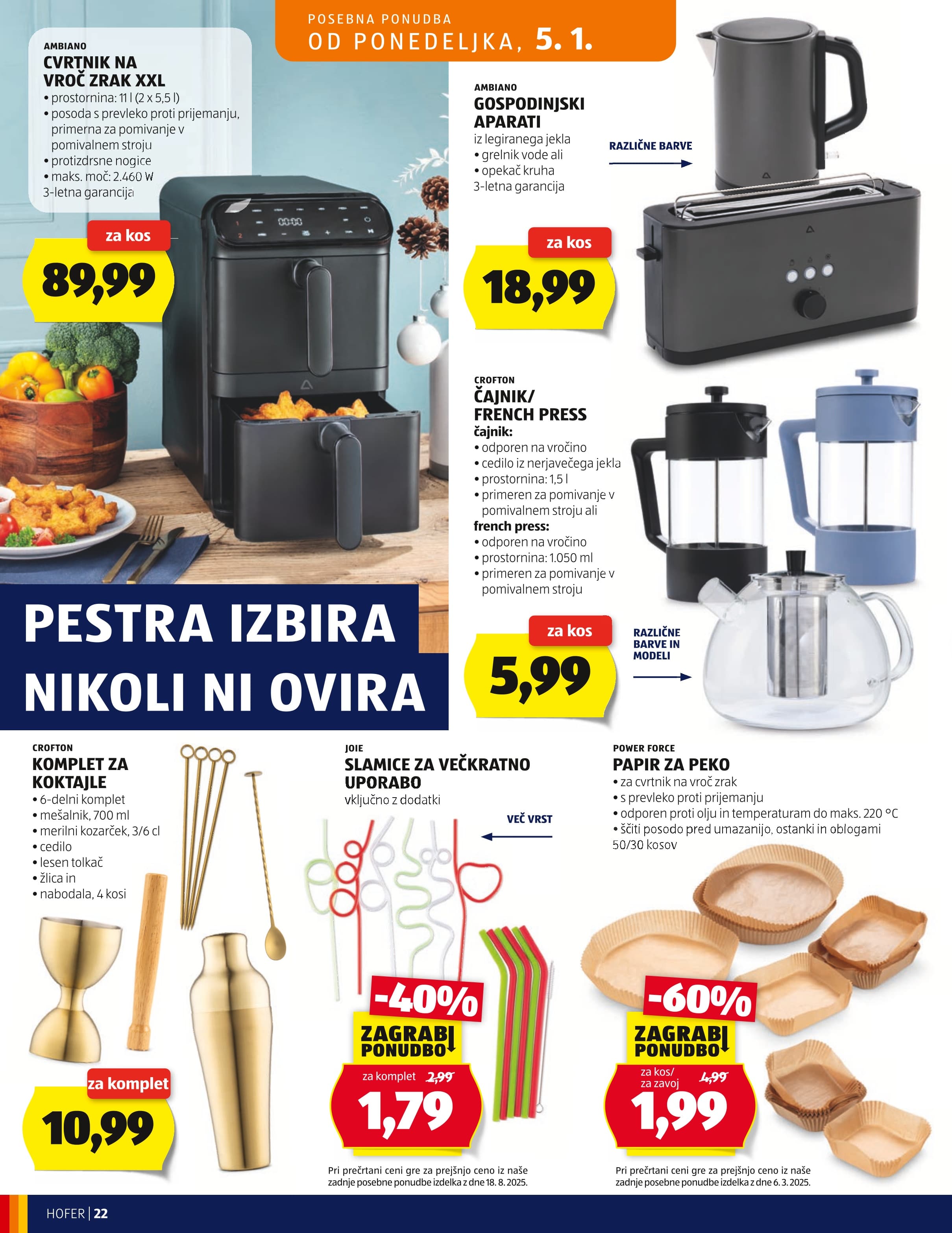 Stran 22. Hofer kataloga - od 30.12. do 10.01.2026.