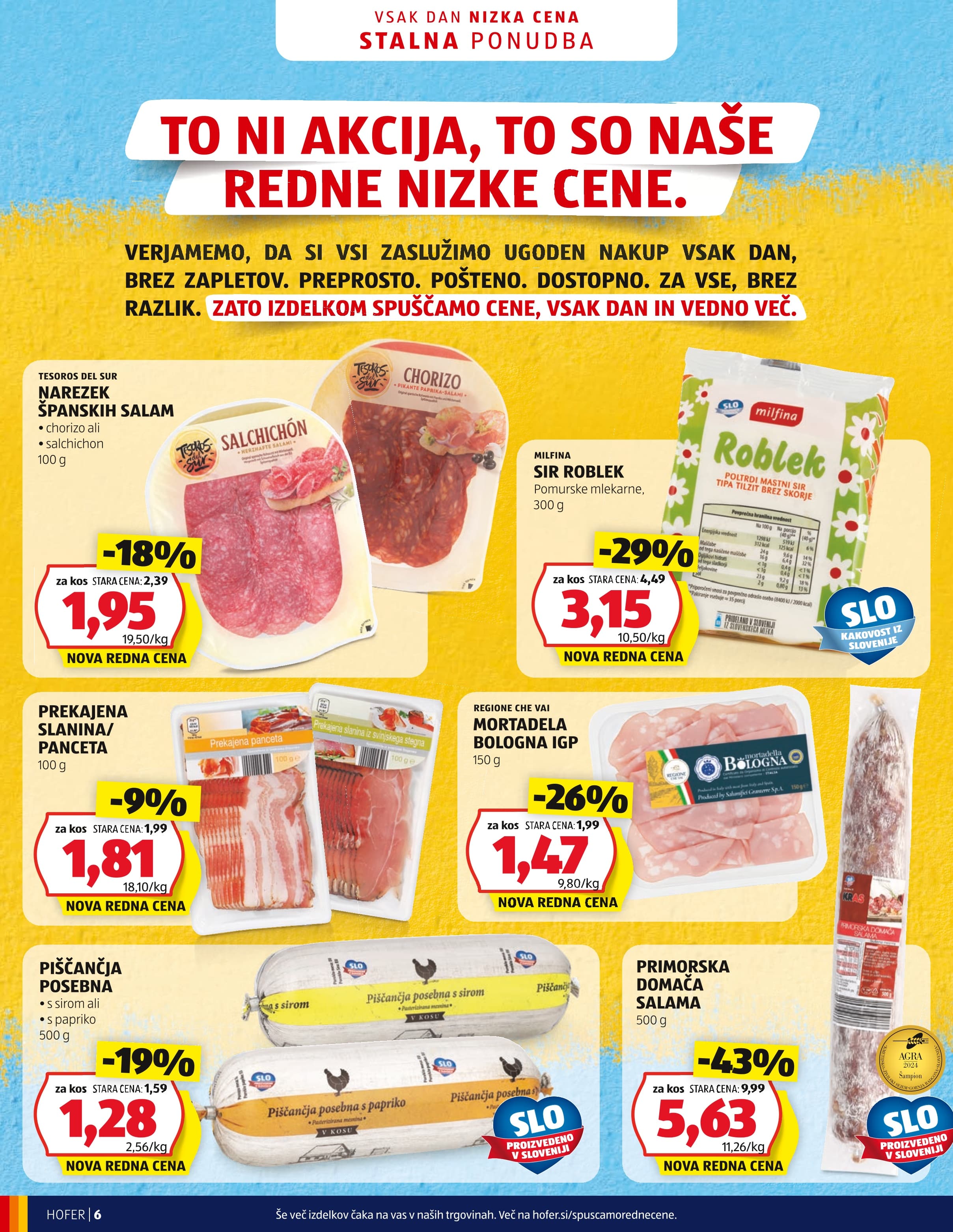 Stran 6. Hofer kataloga - Akcijska ponudba