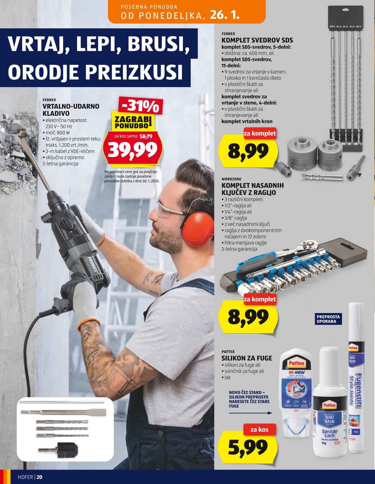 Stran 20. Hofer kataloga - Akcijska ponudba od 14.02.2026.