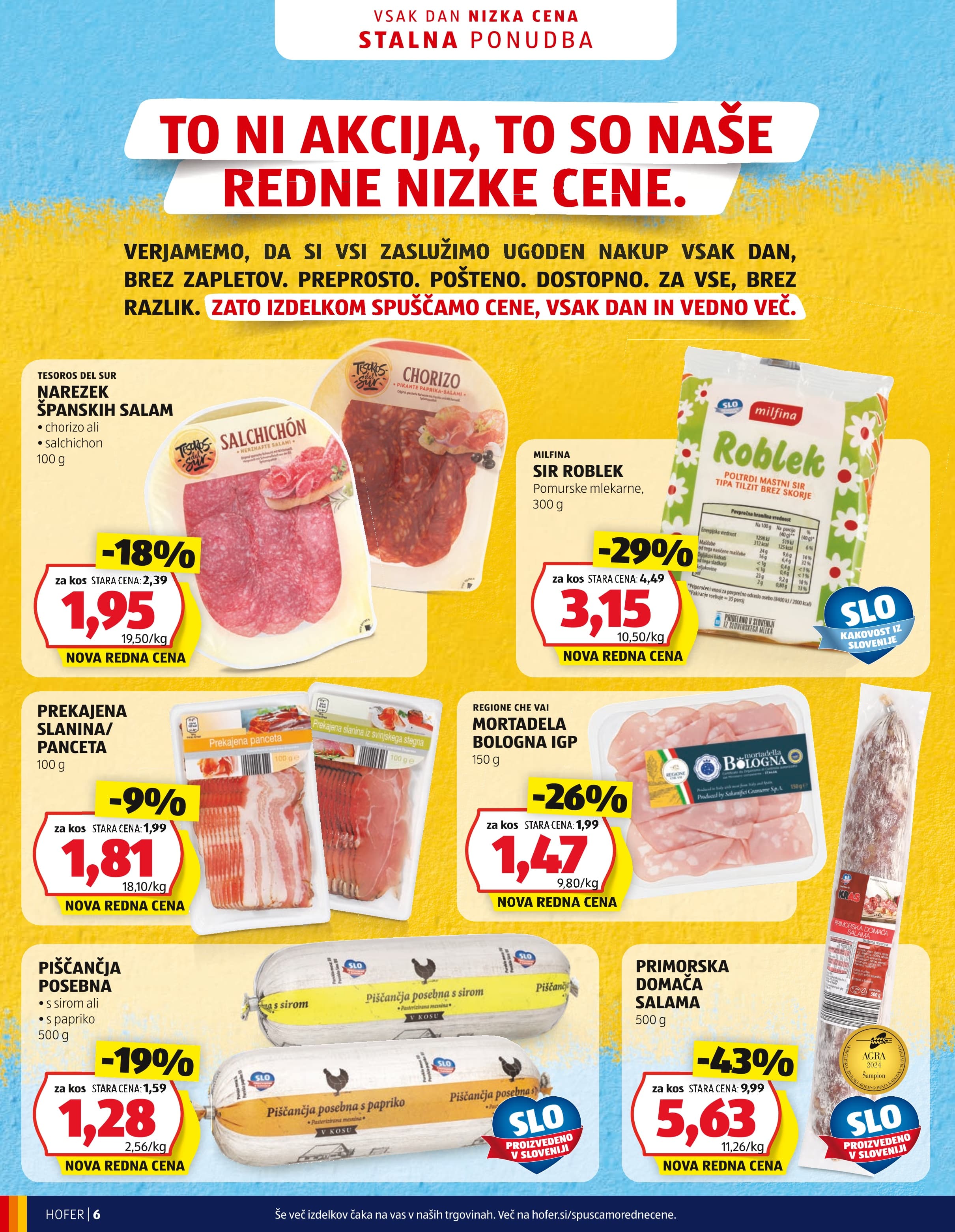 Stran 6. Hofer kataloga - Akcijska ponudba