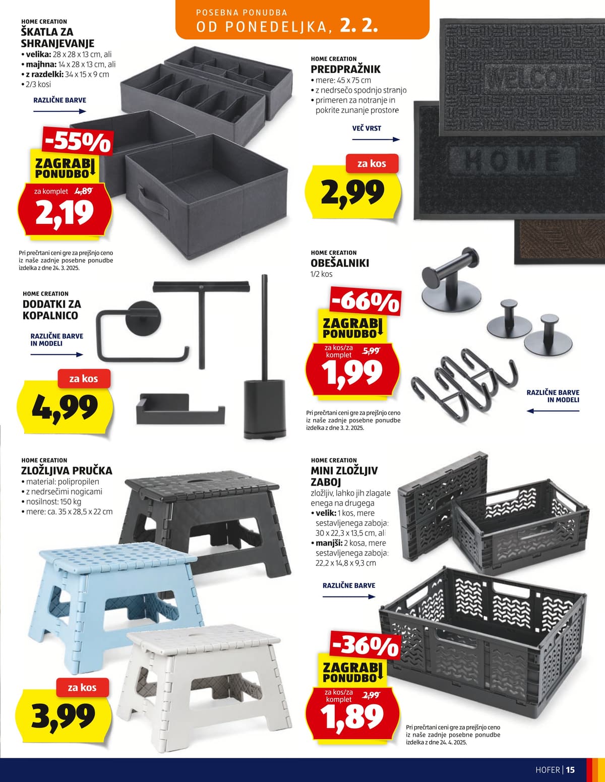 Stran 15. Hofer kataloga - Akcijska Ponudba