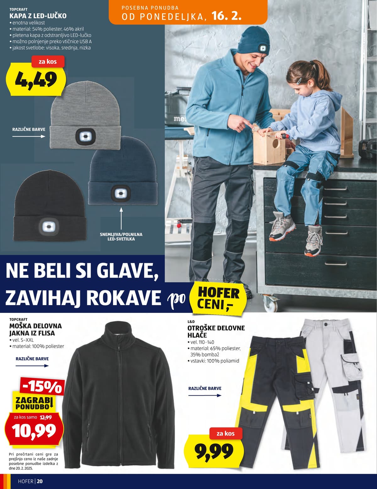 Stran 20. Hofer kataloga - Akcijska Ponudba od 14.02.2026.