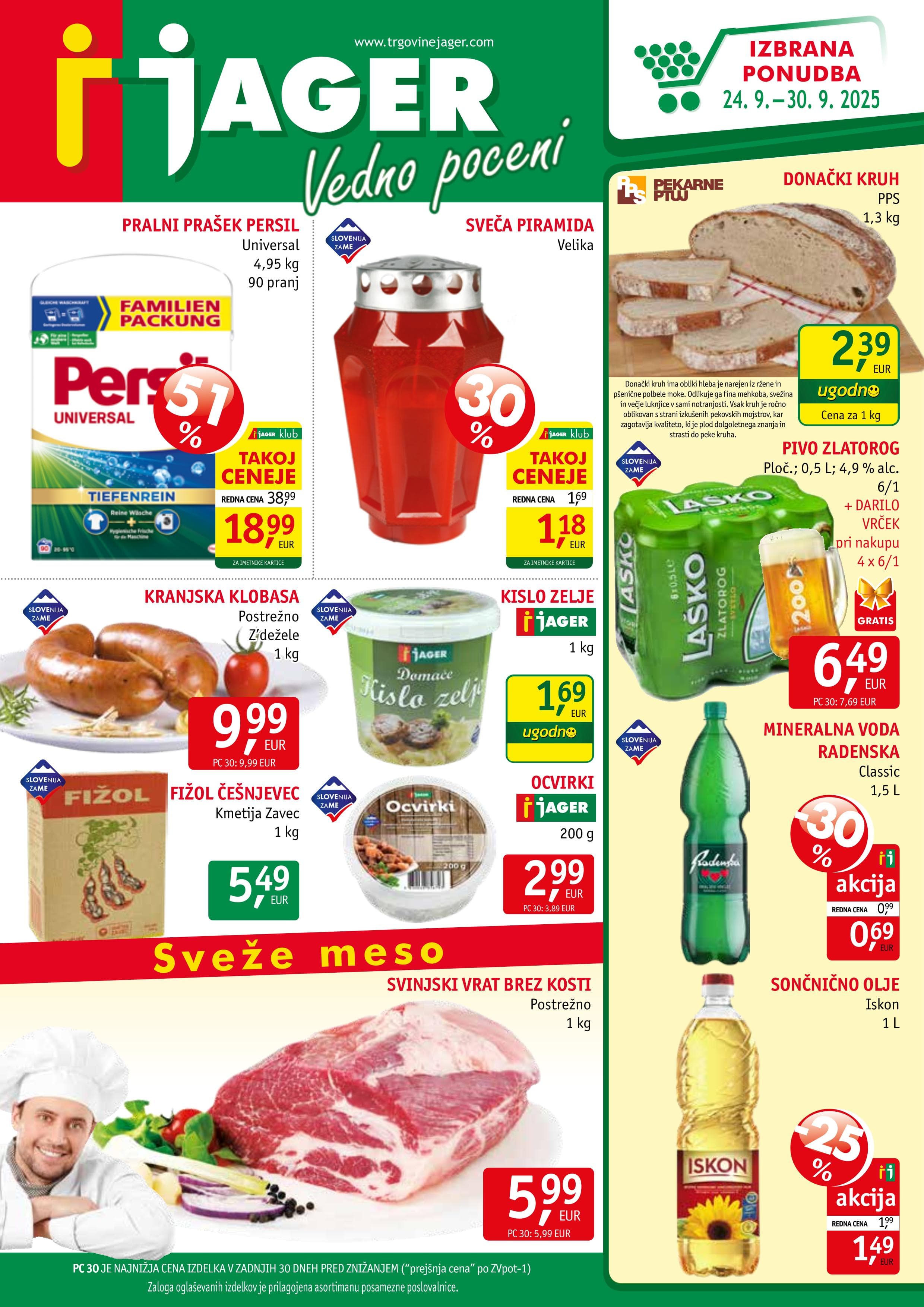 Page from catalog: Živila