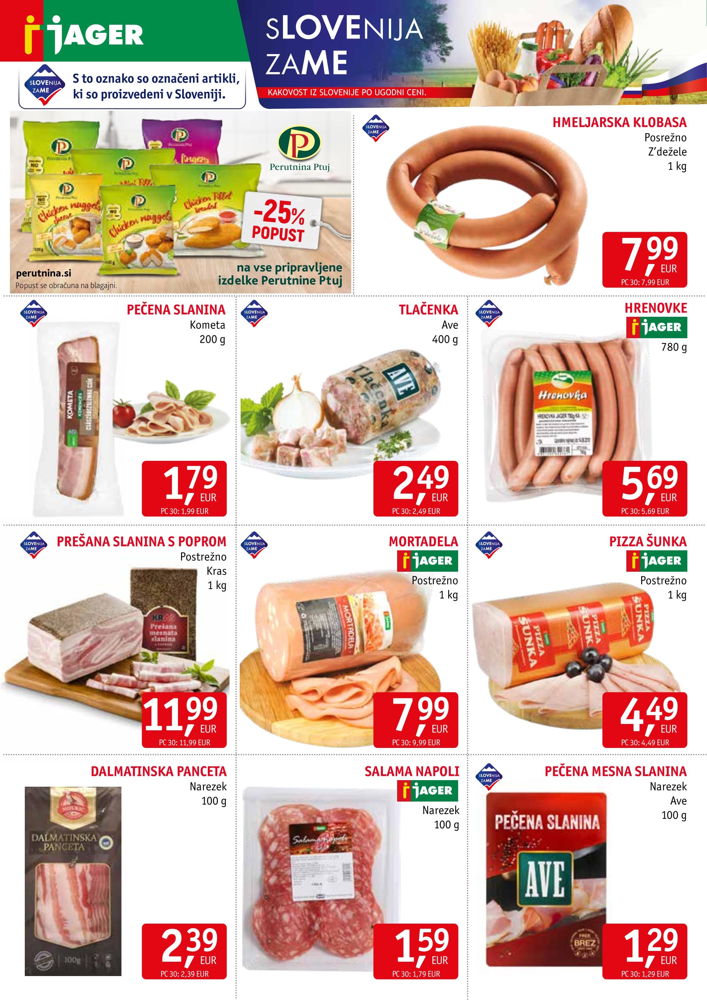 Page from catalog: Živila