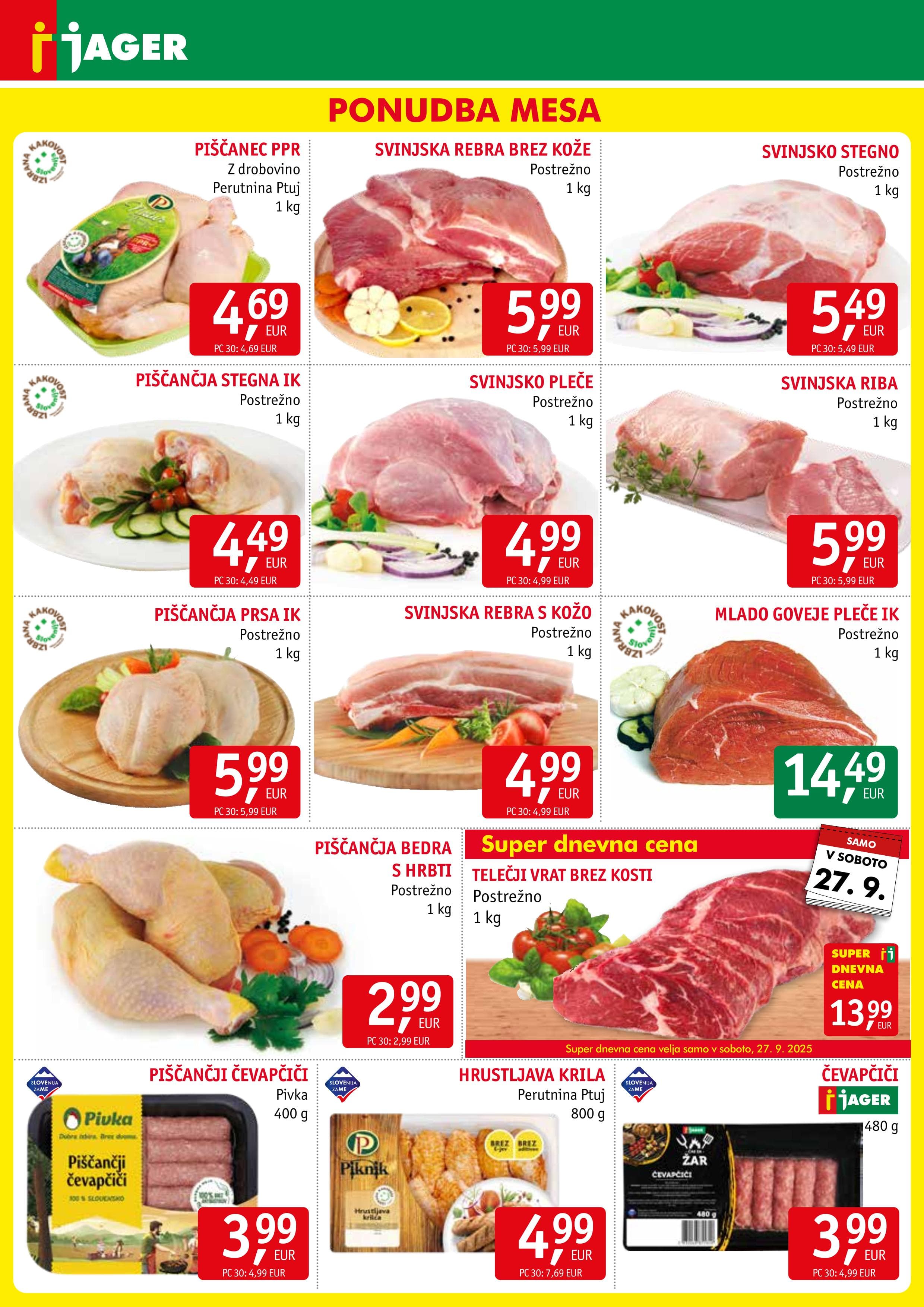 Page from catalog: Živila