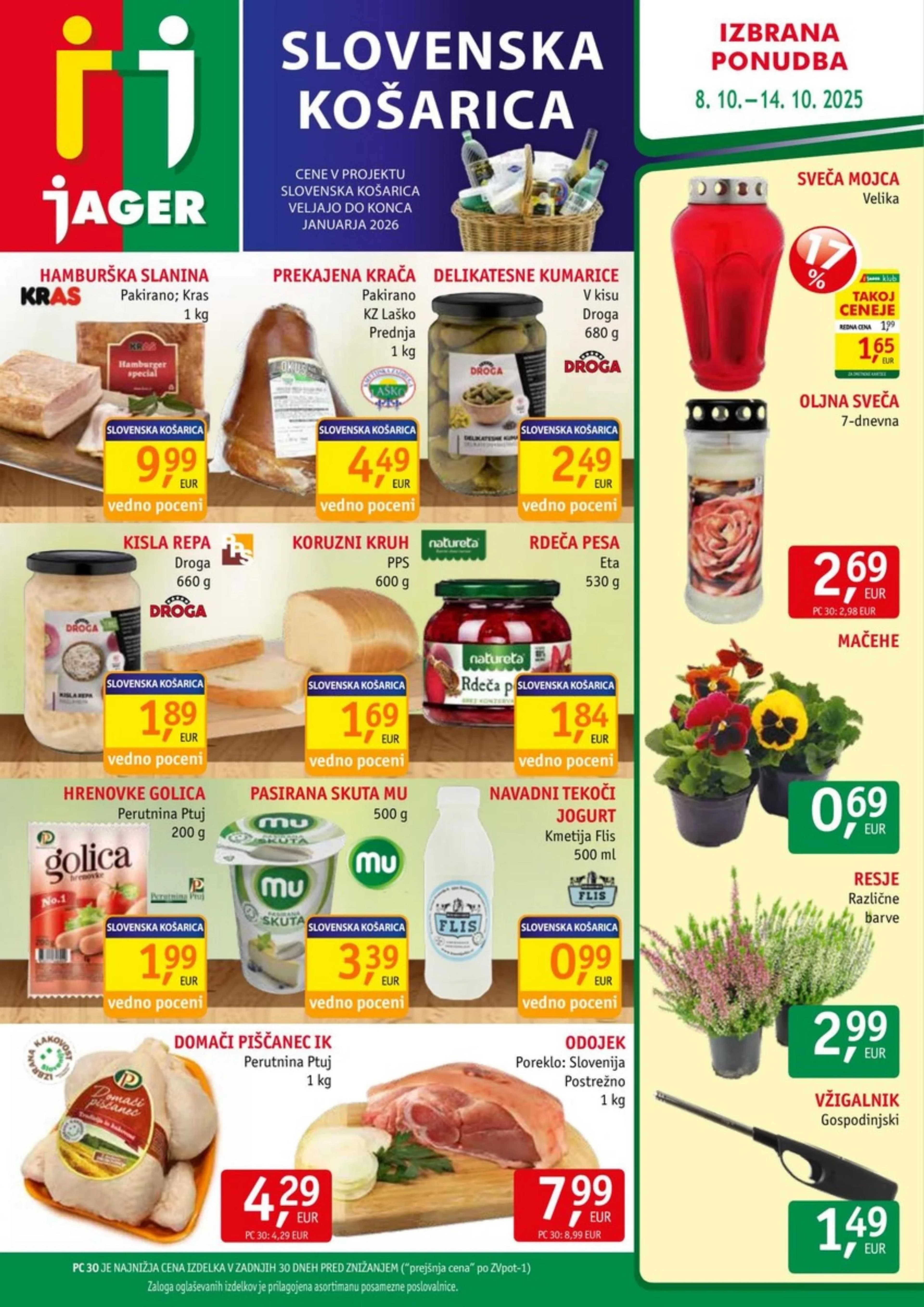 Page from catalog: Živila