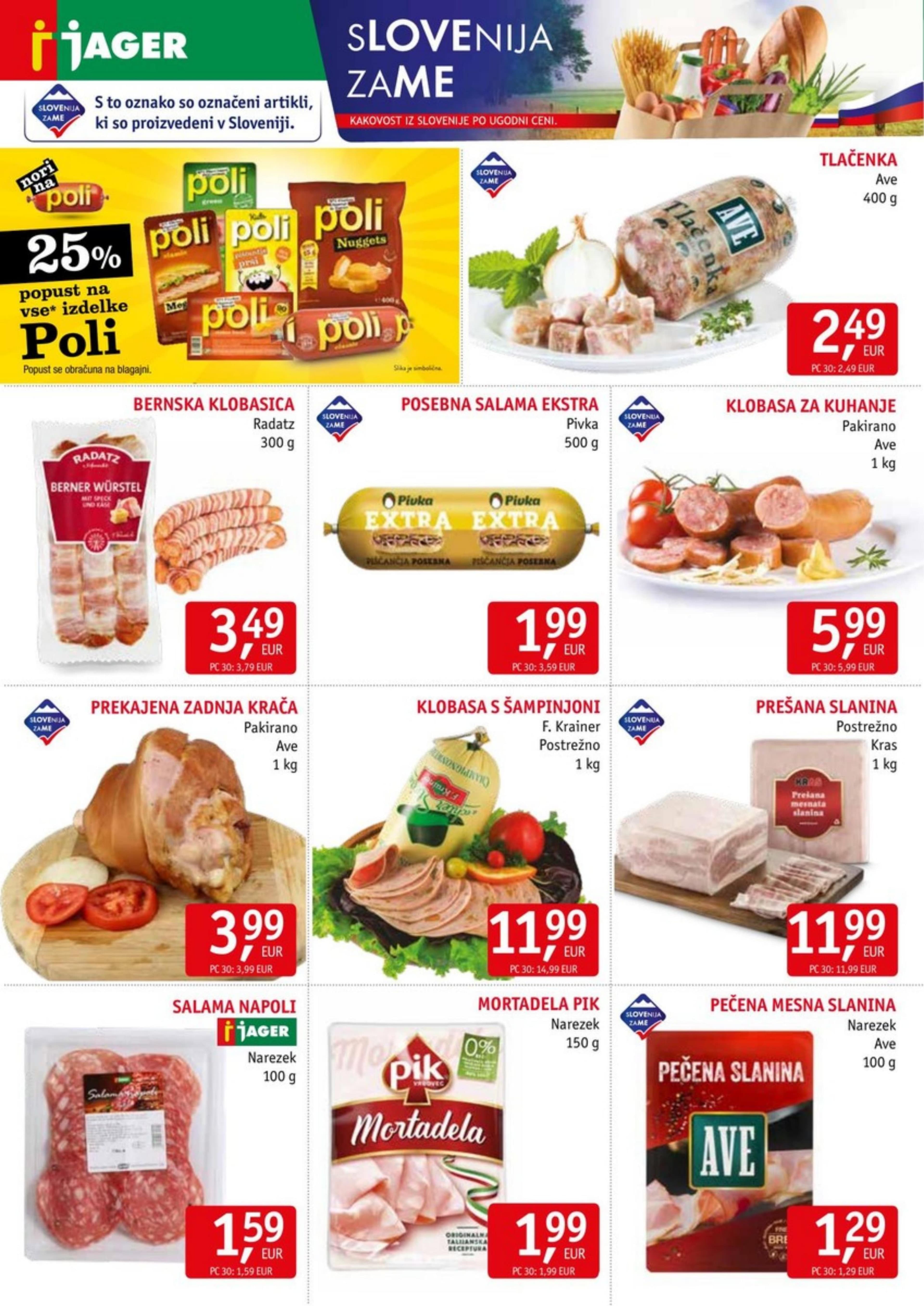 Page from catalog: Živila