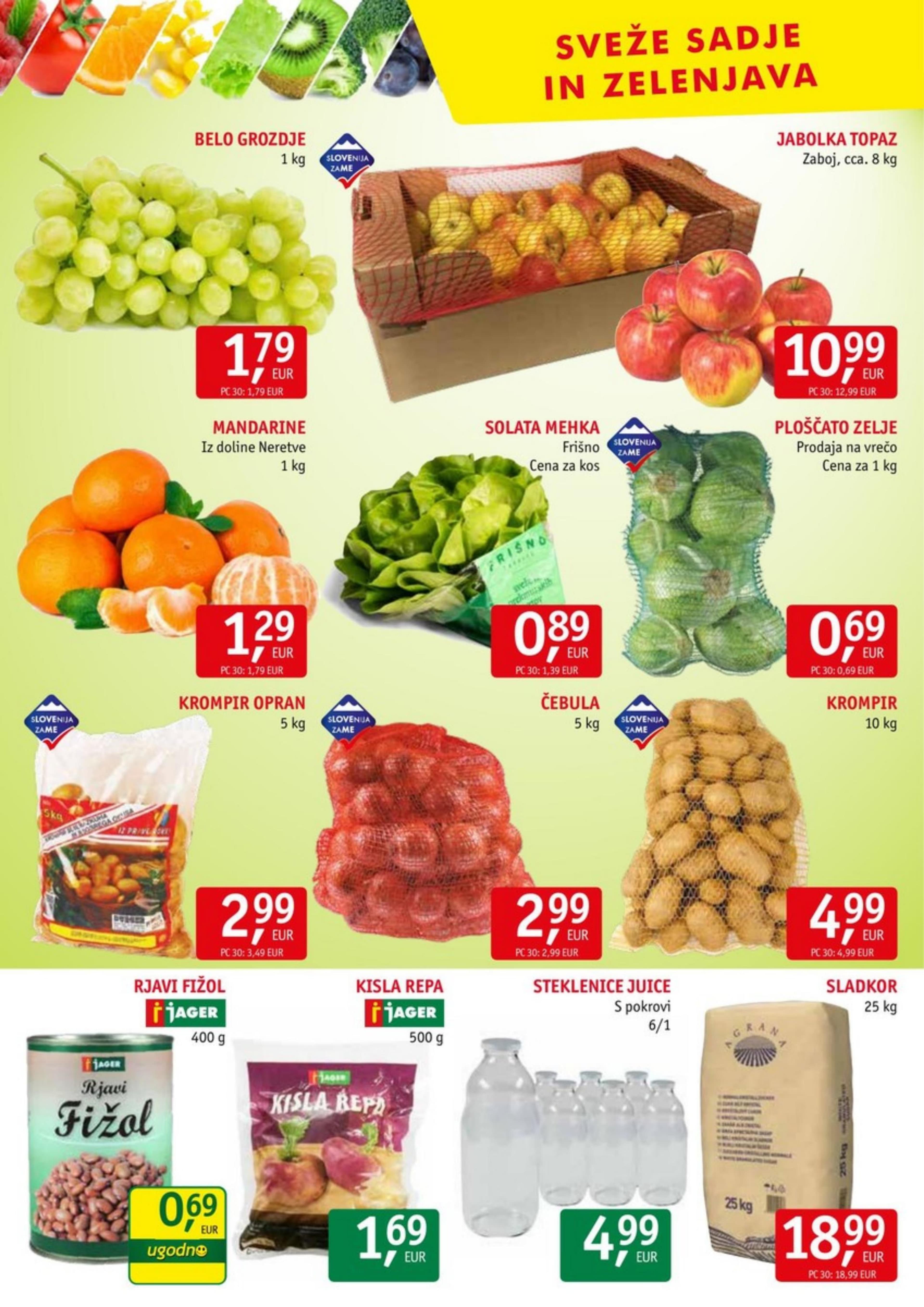 Page from catalog: Živila