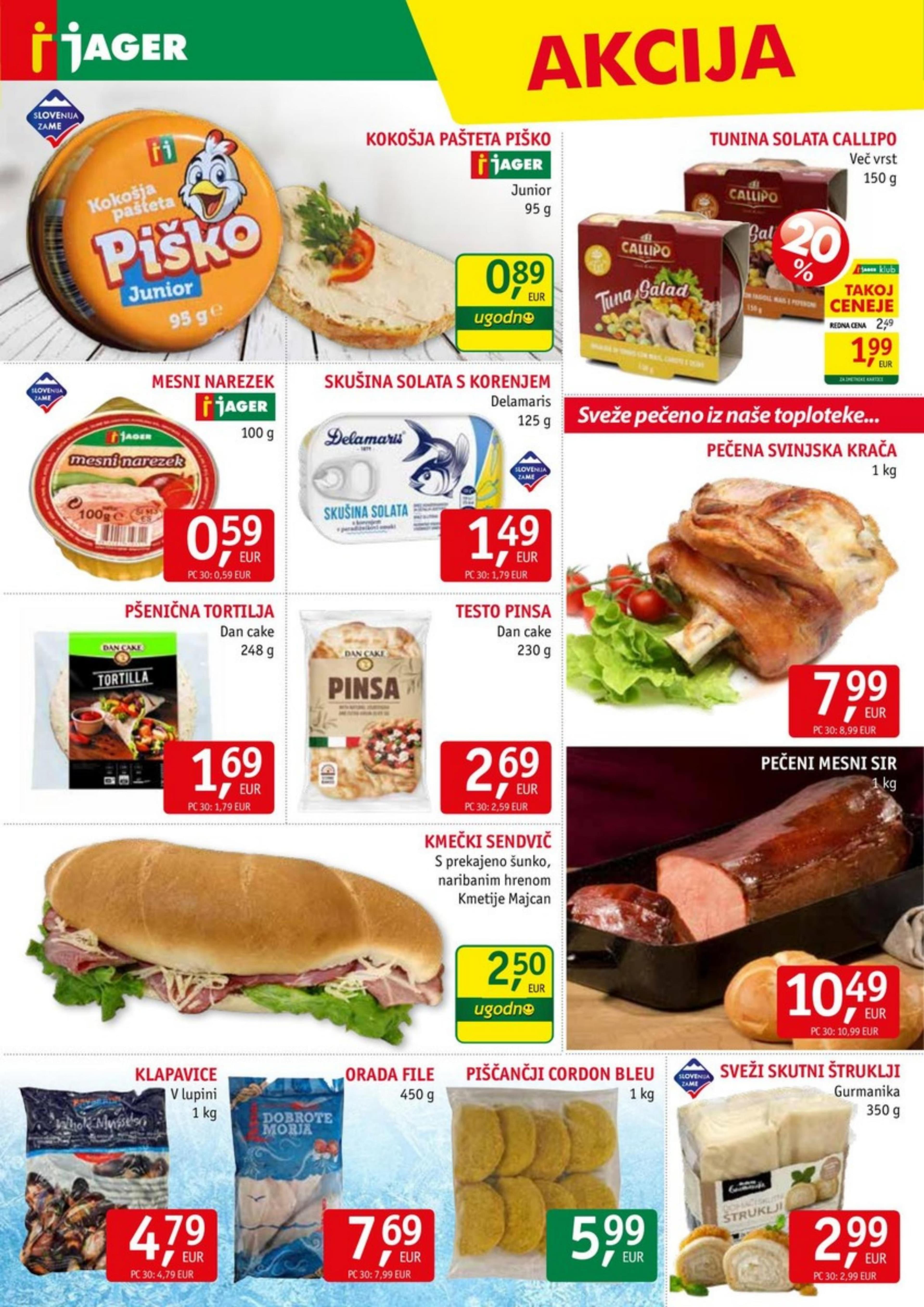 Page from catalog: Živila