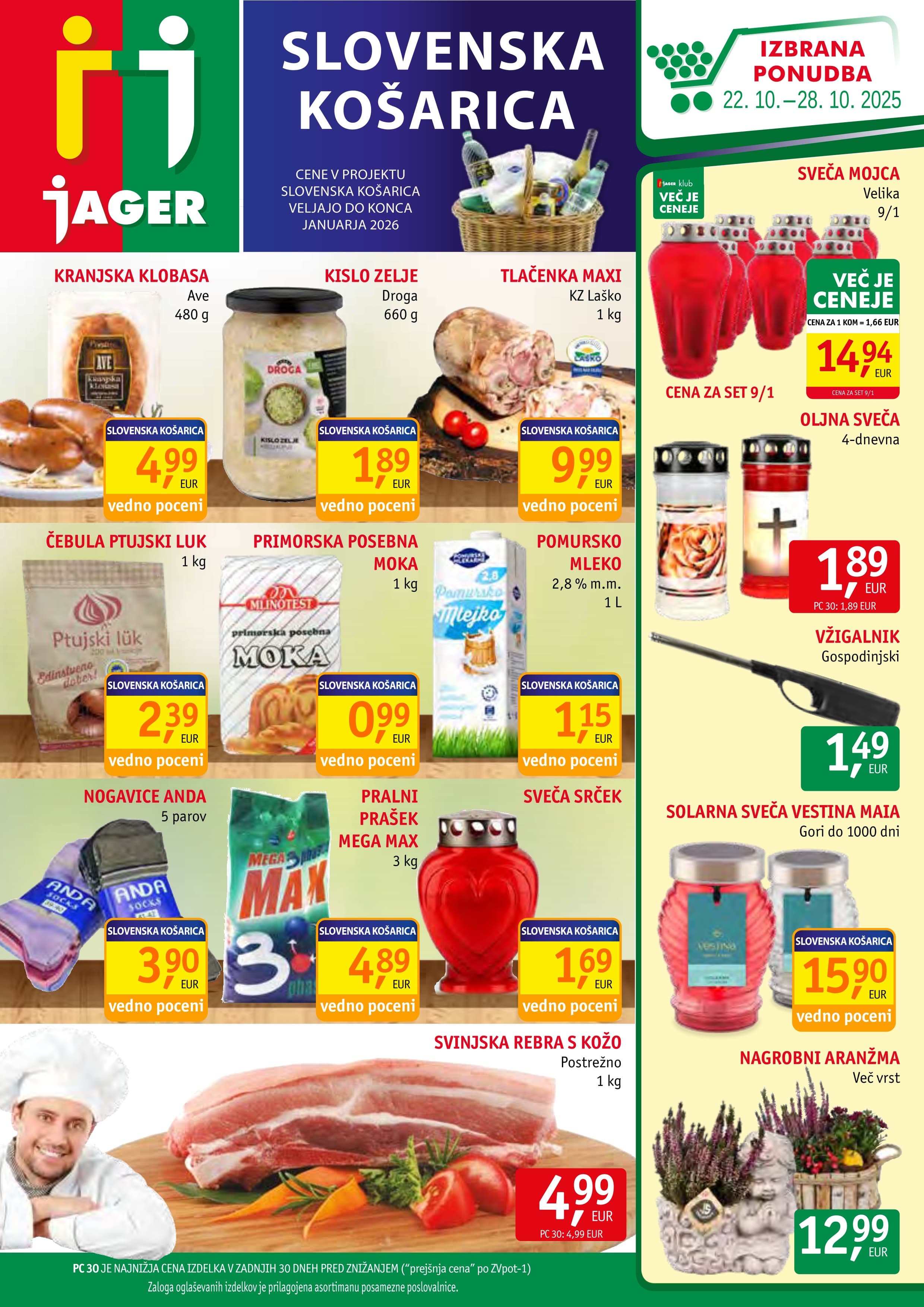 Page from catalog: Živila