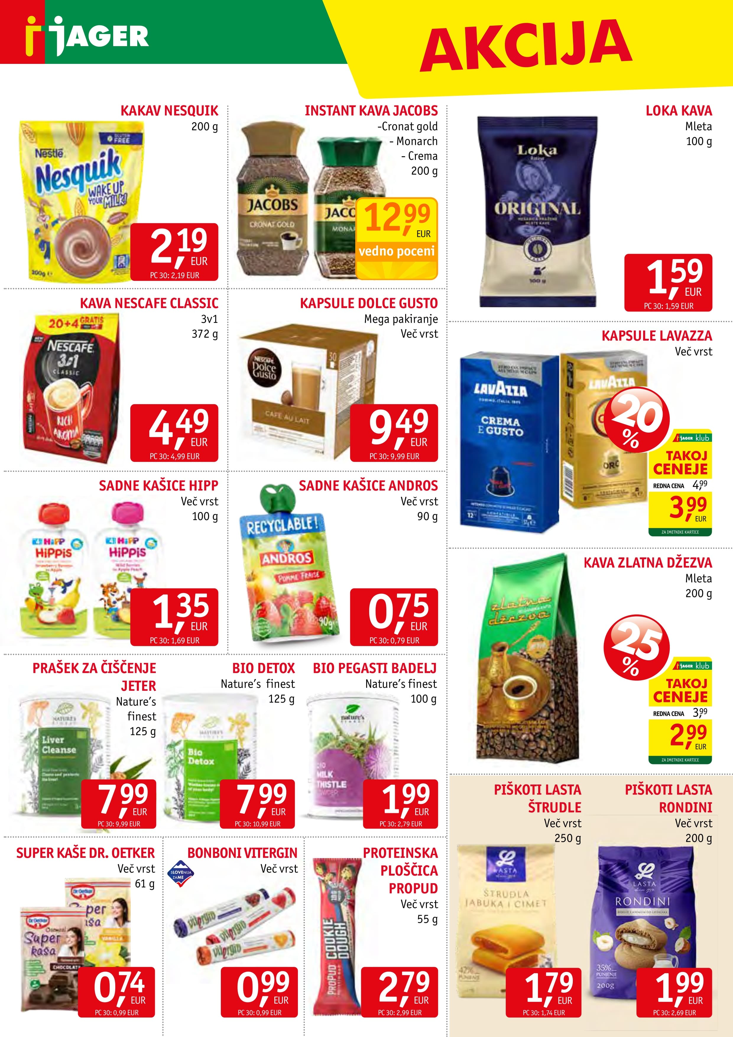 Page from catalog: Živila