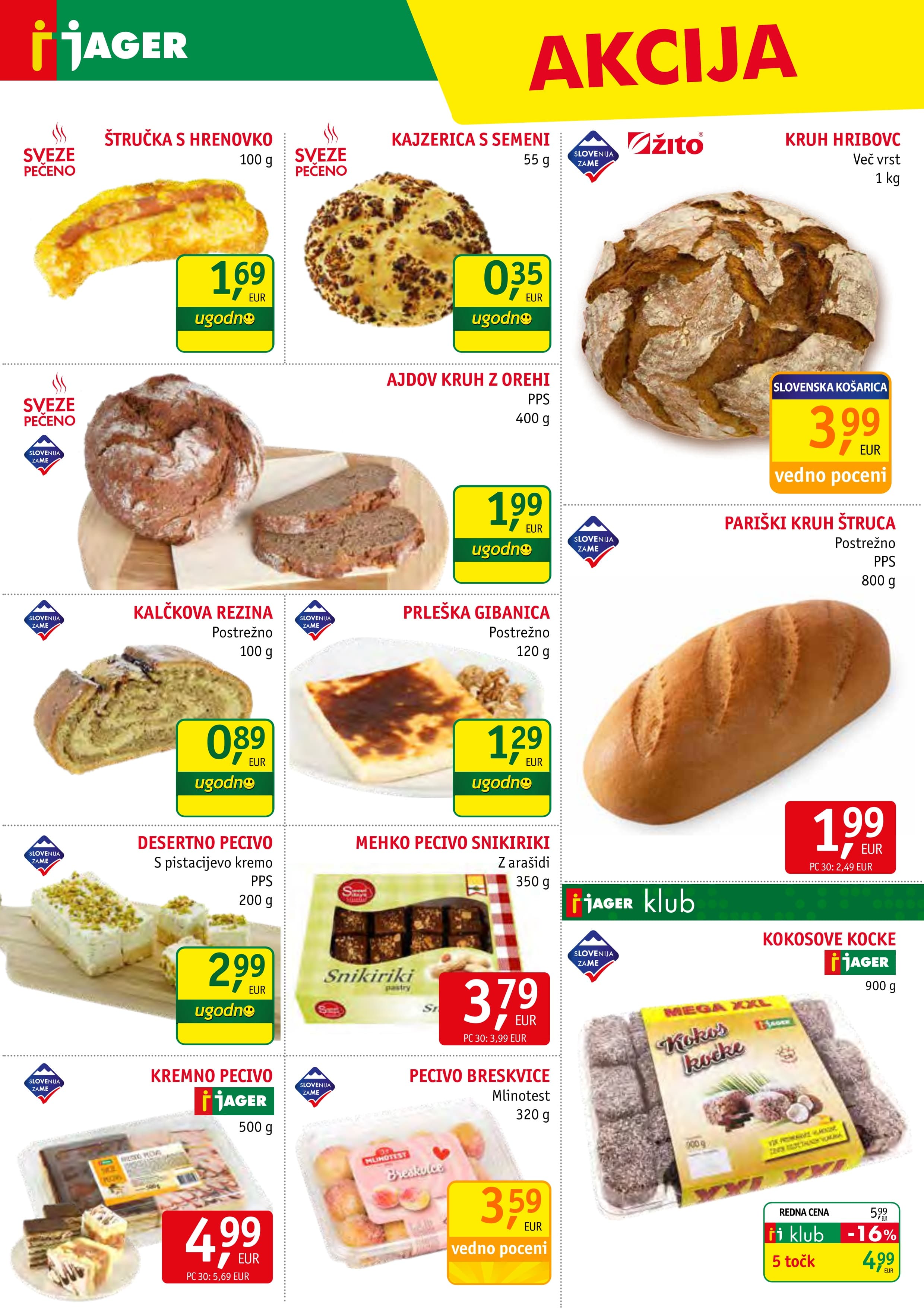 Page from catalog: Živila