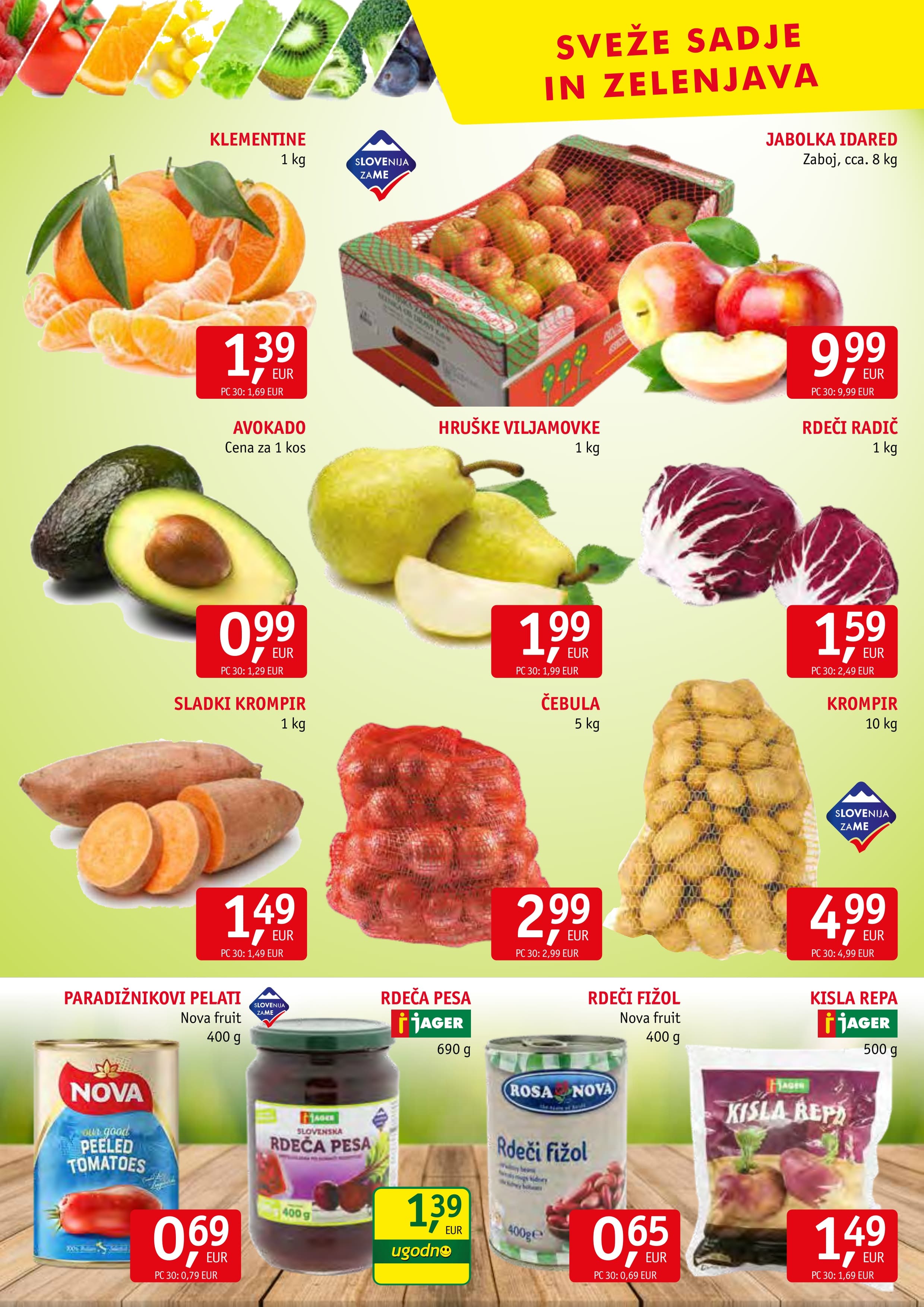 Page from catalog: Živila