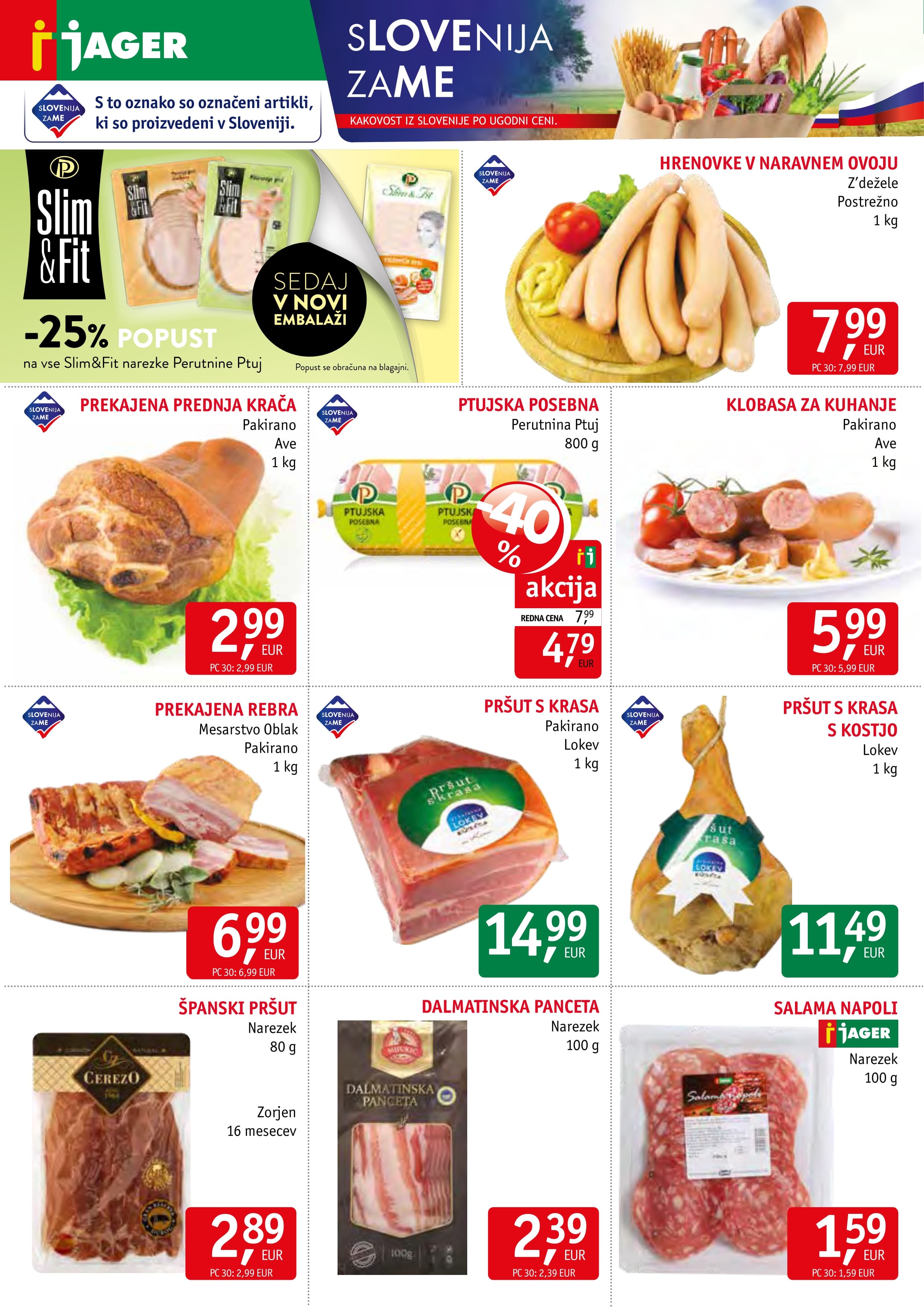 Page from catalog: Živila