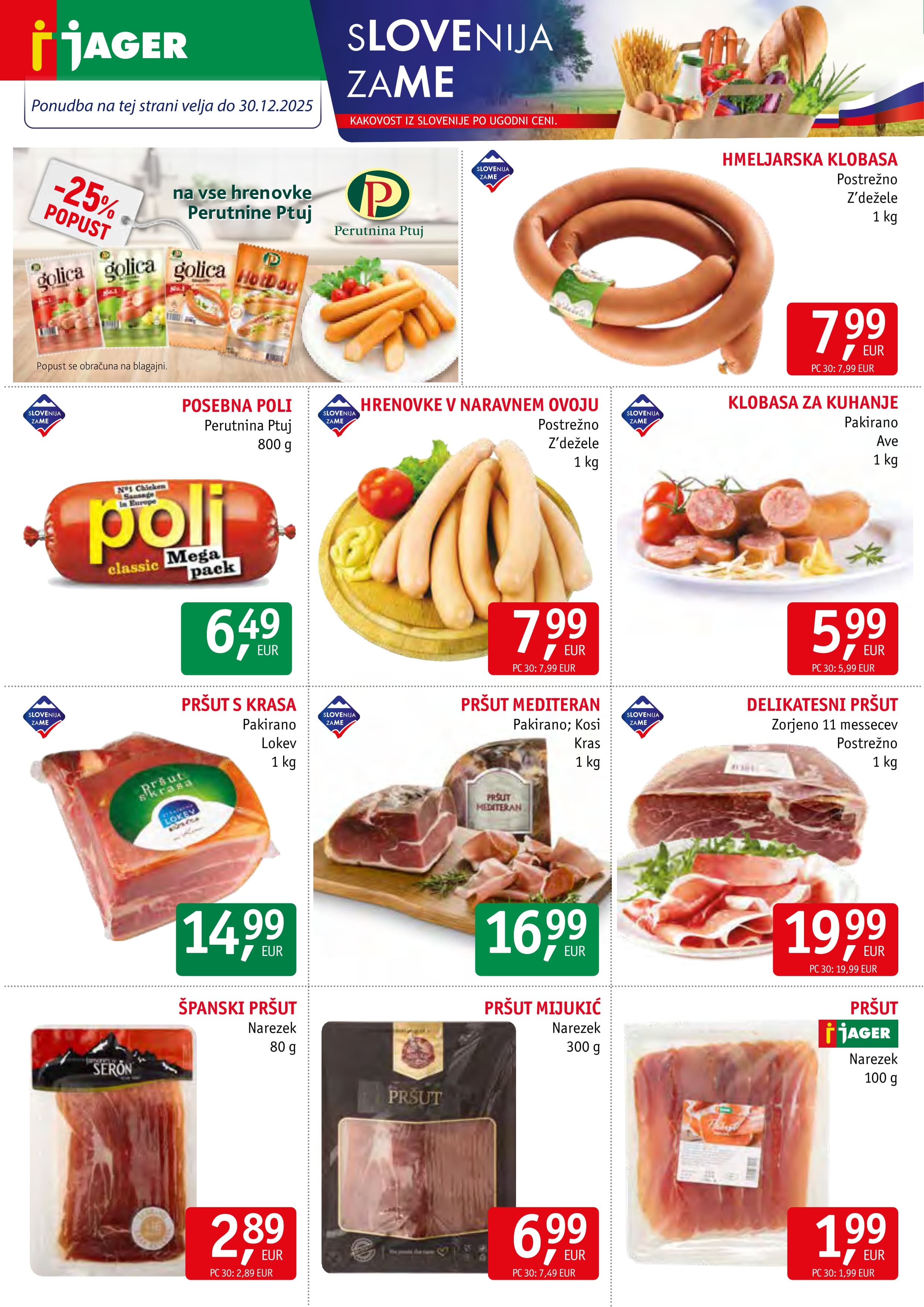 Page from catalog: Živila