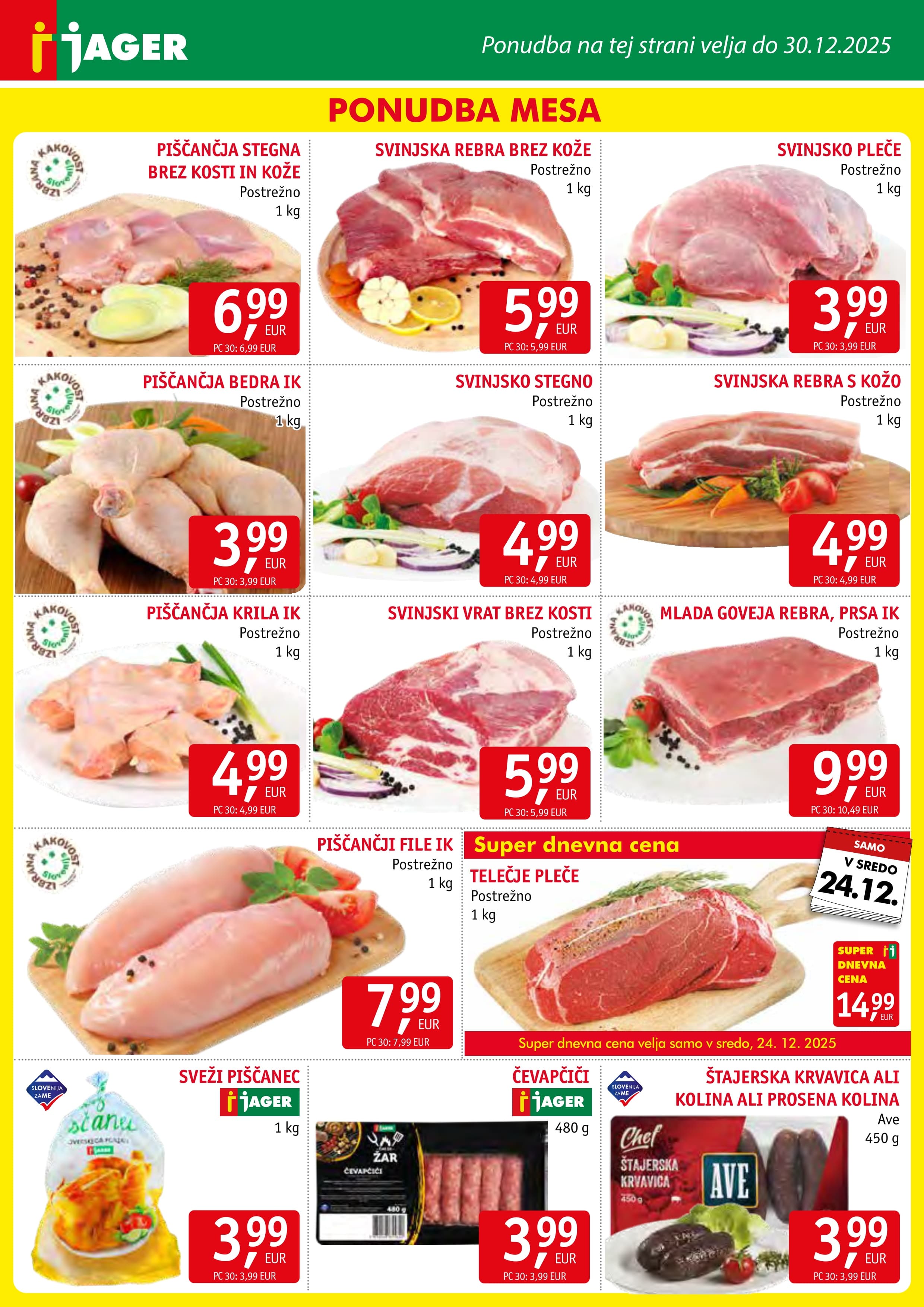 Page from catalog: Živila