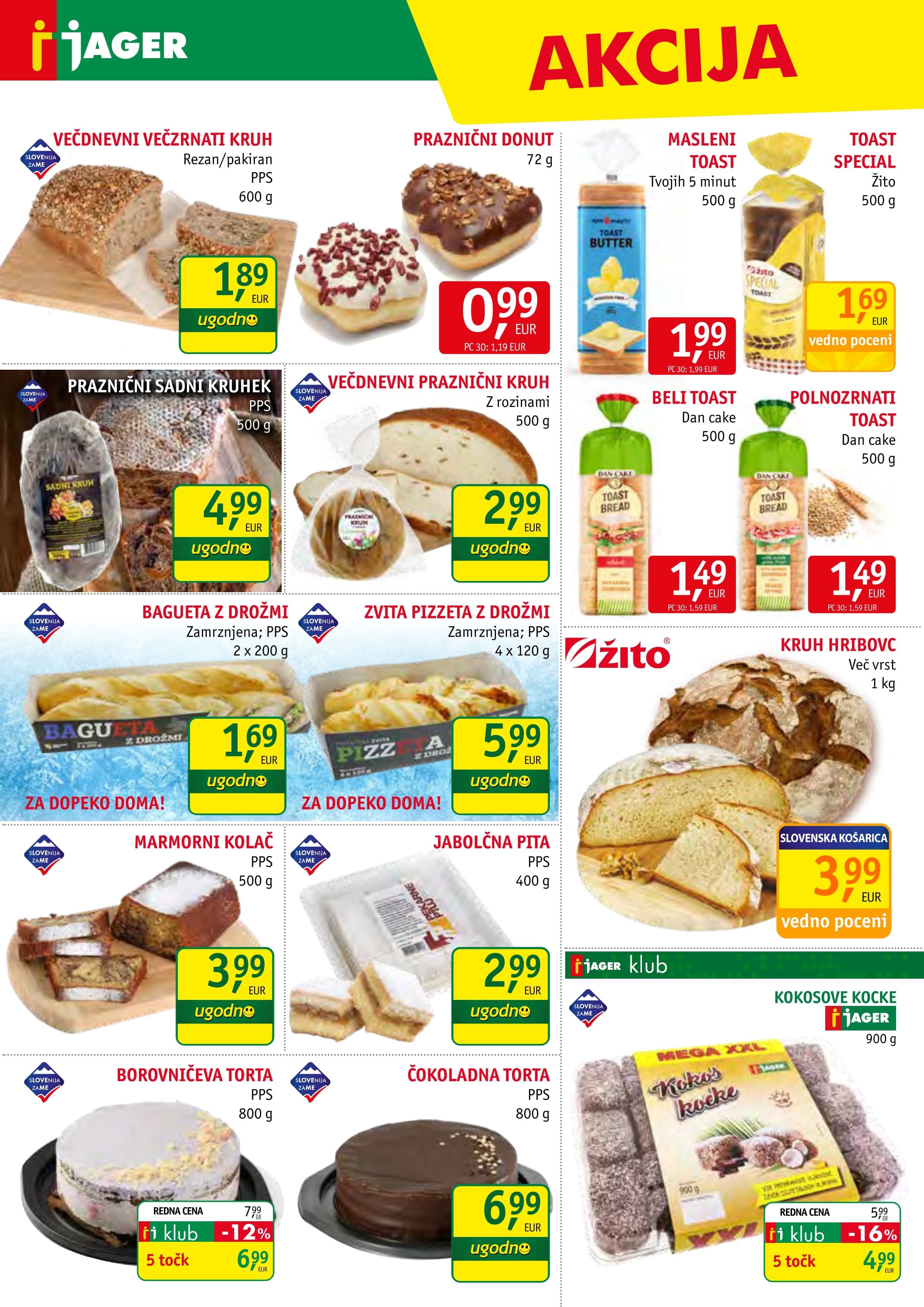 Page from catalog: Živila