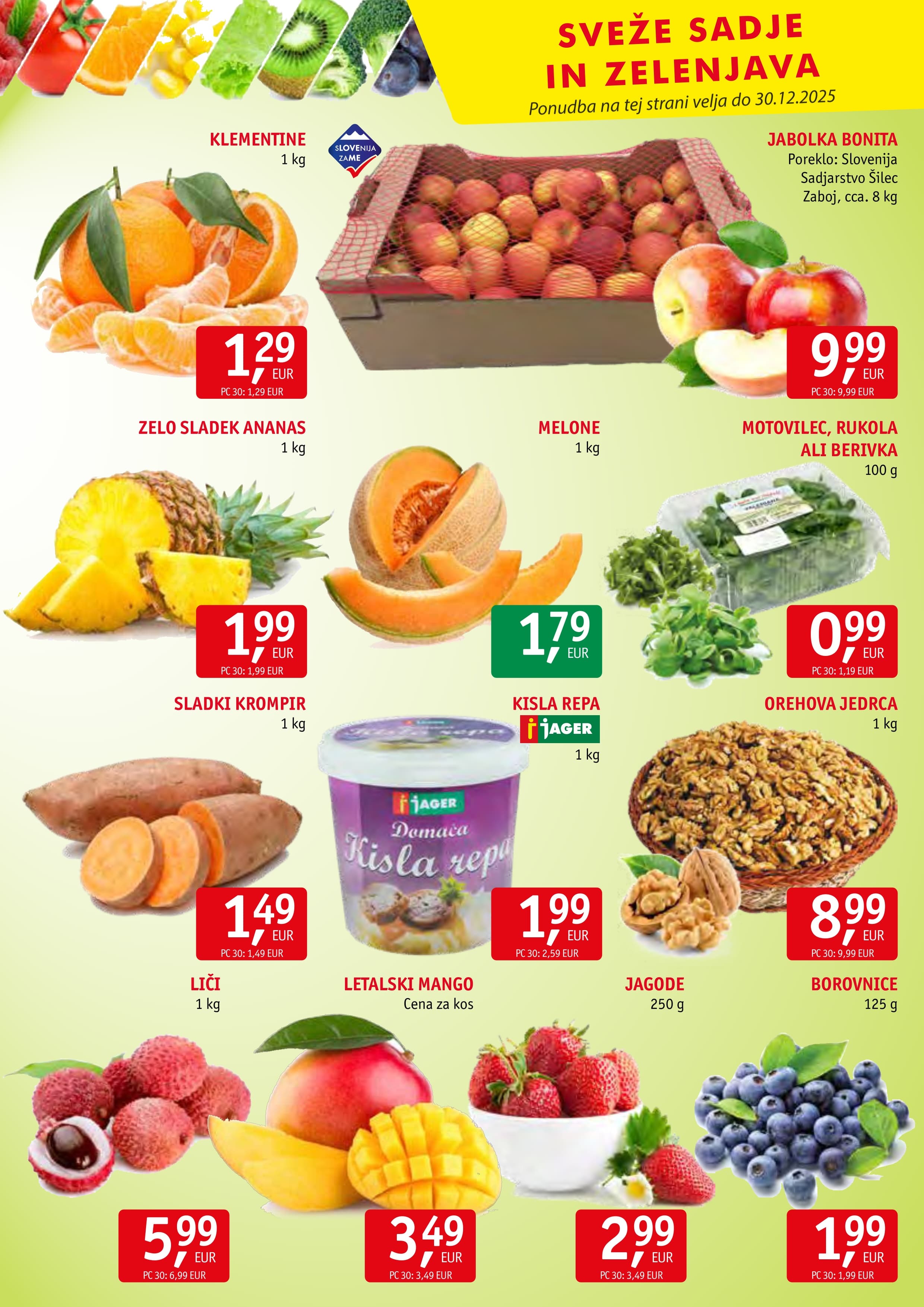 Page from catalog: Živila