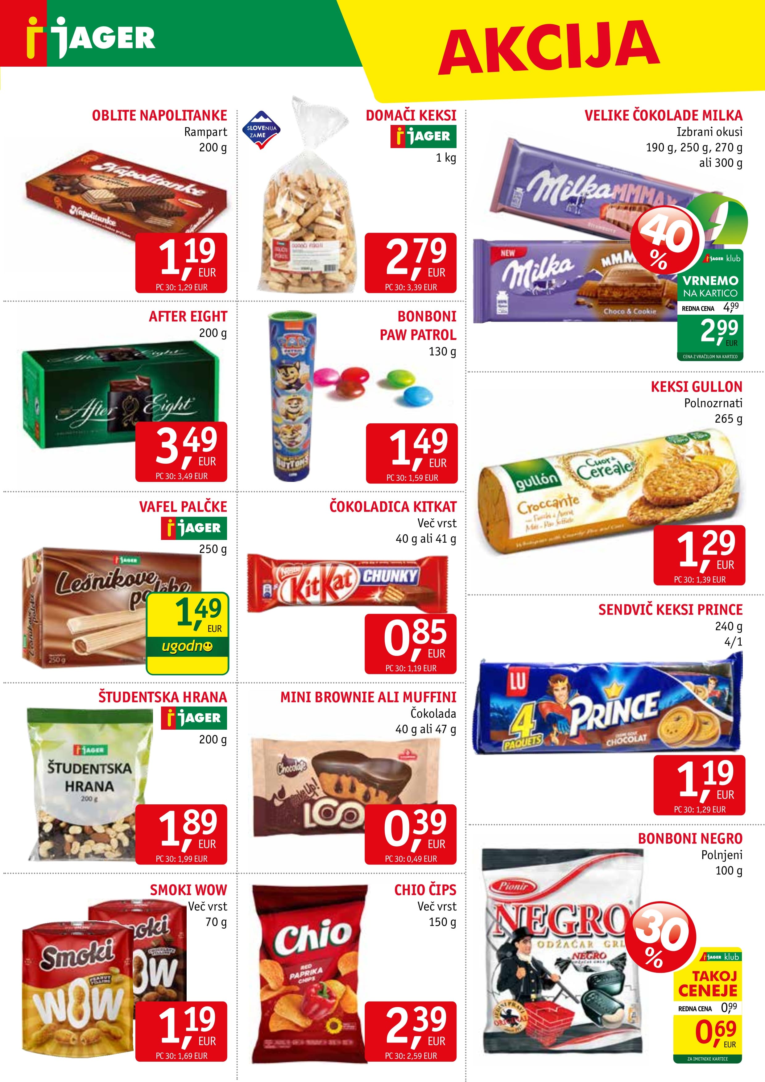 Page from catalog: Živila