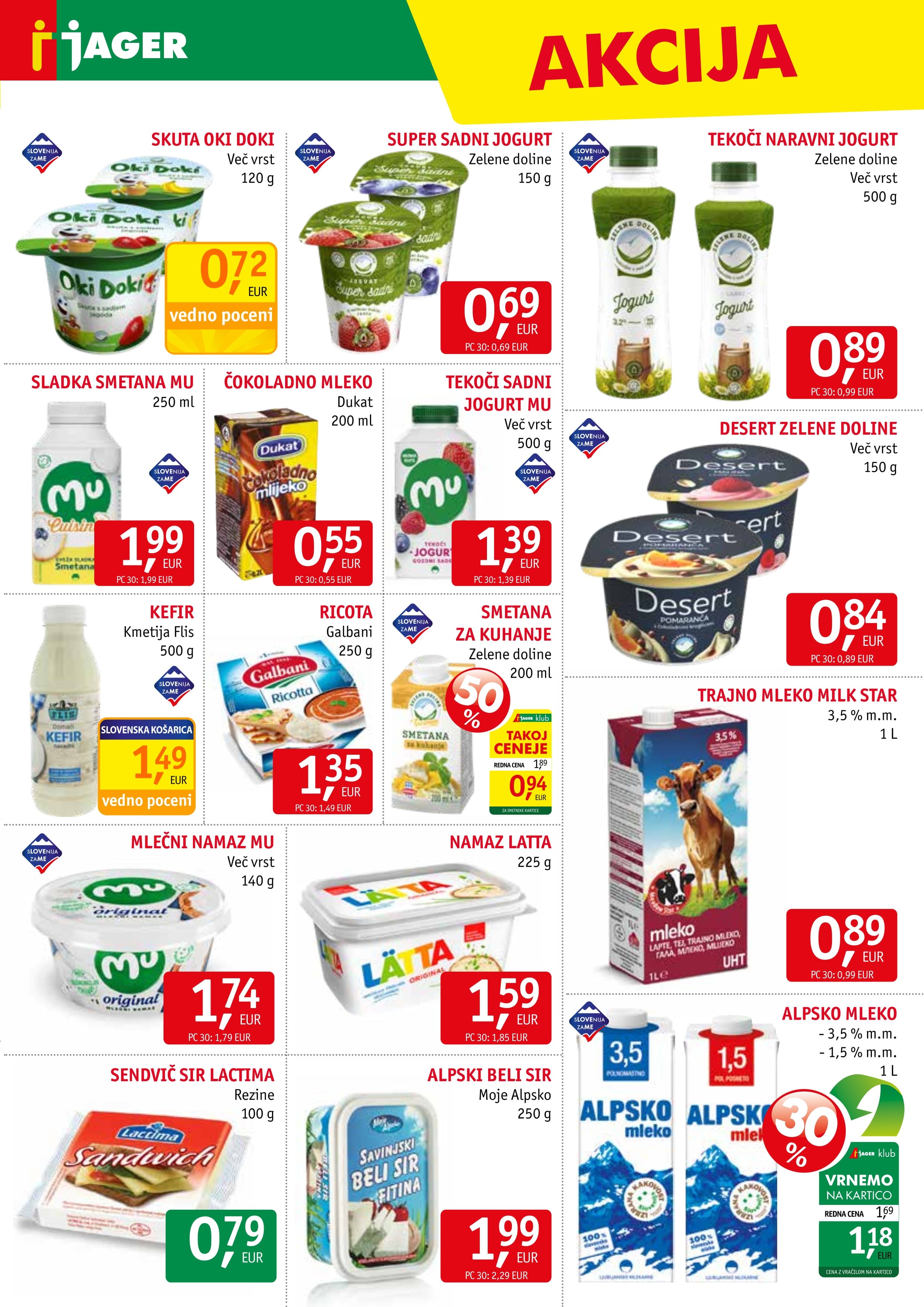 Page from catalog: Živila