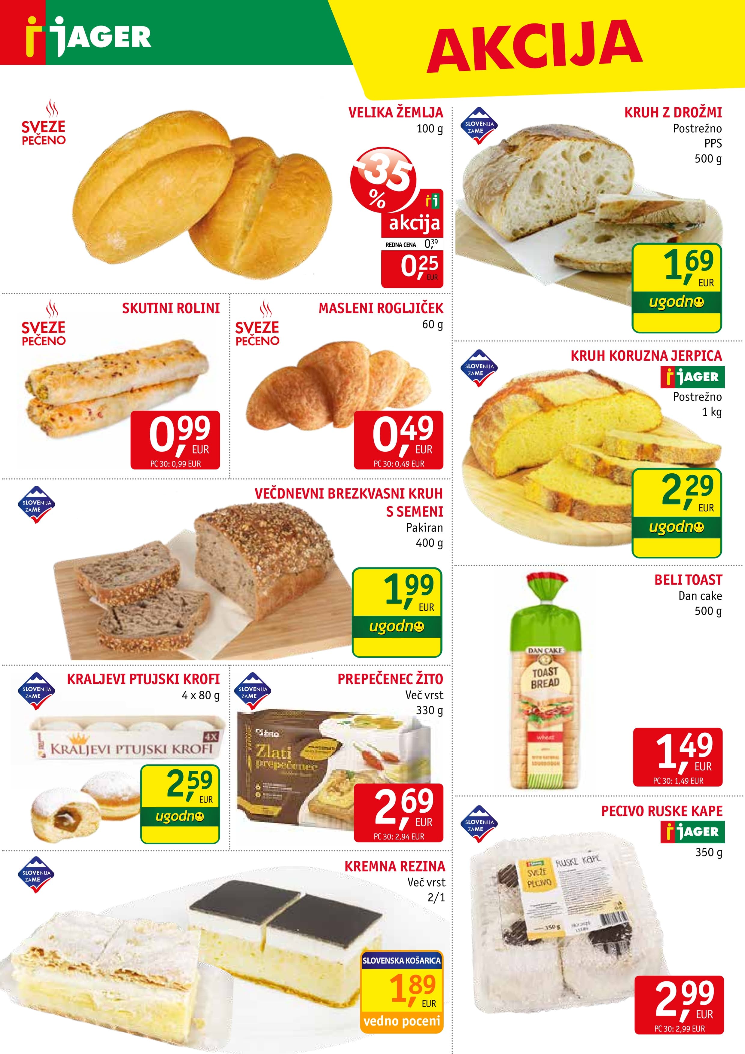 Page from catalog: Živila