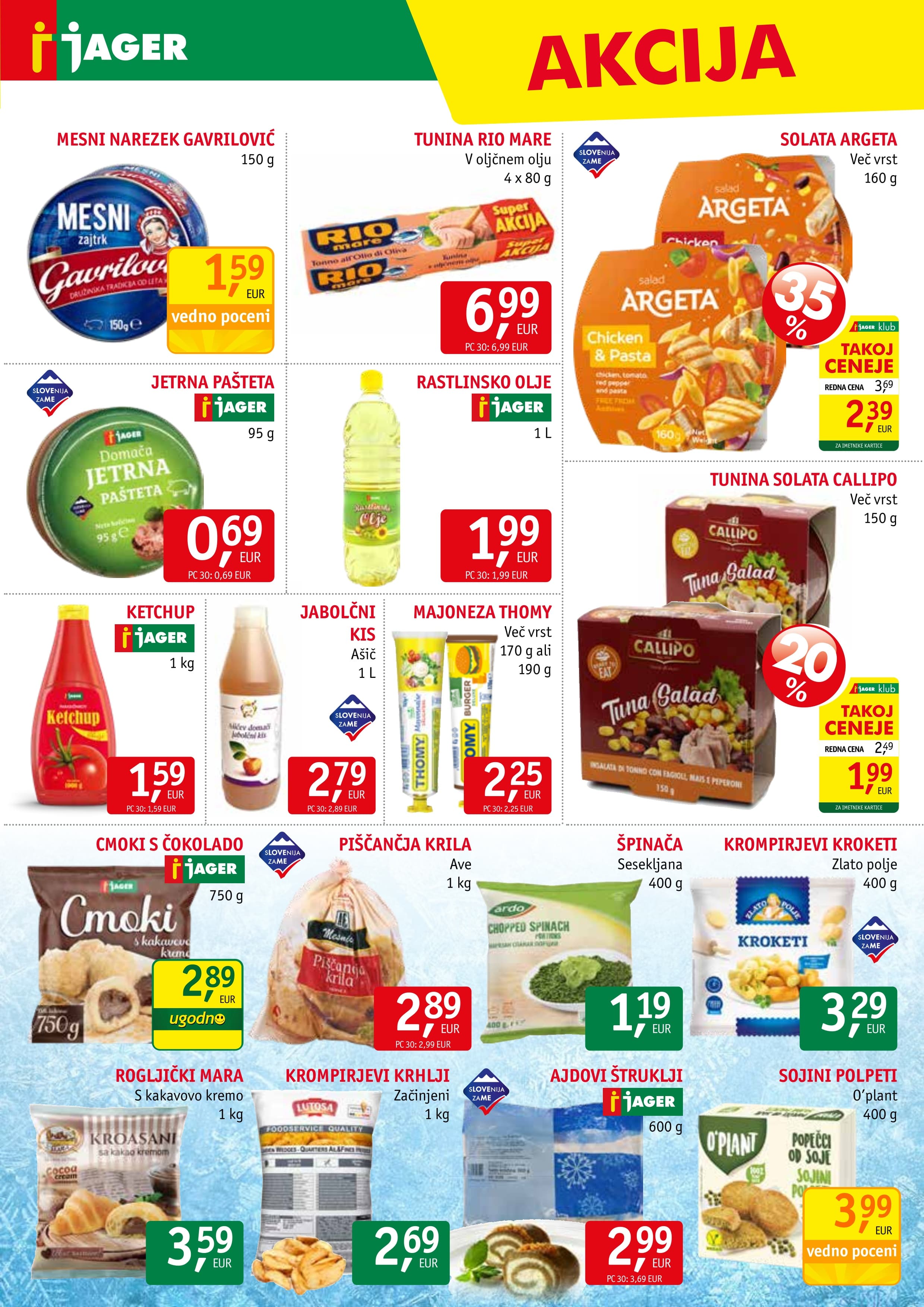 Page from catalog: Živila