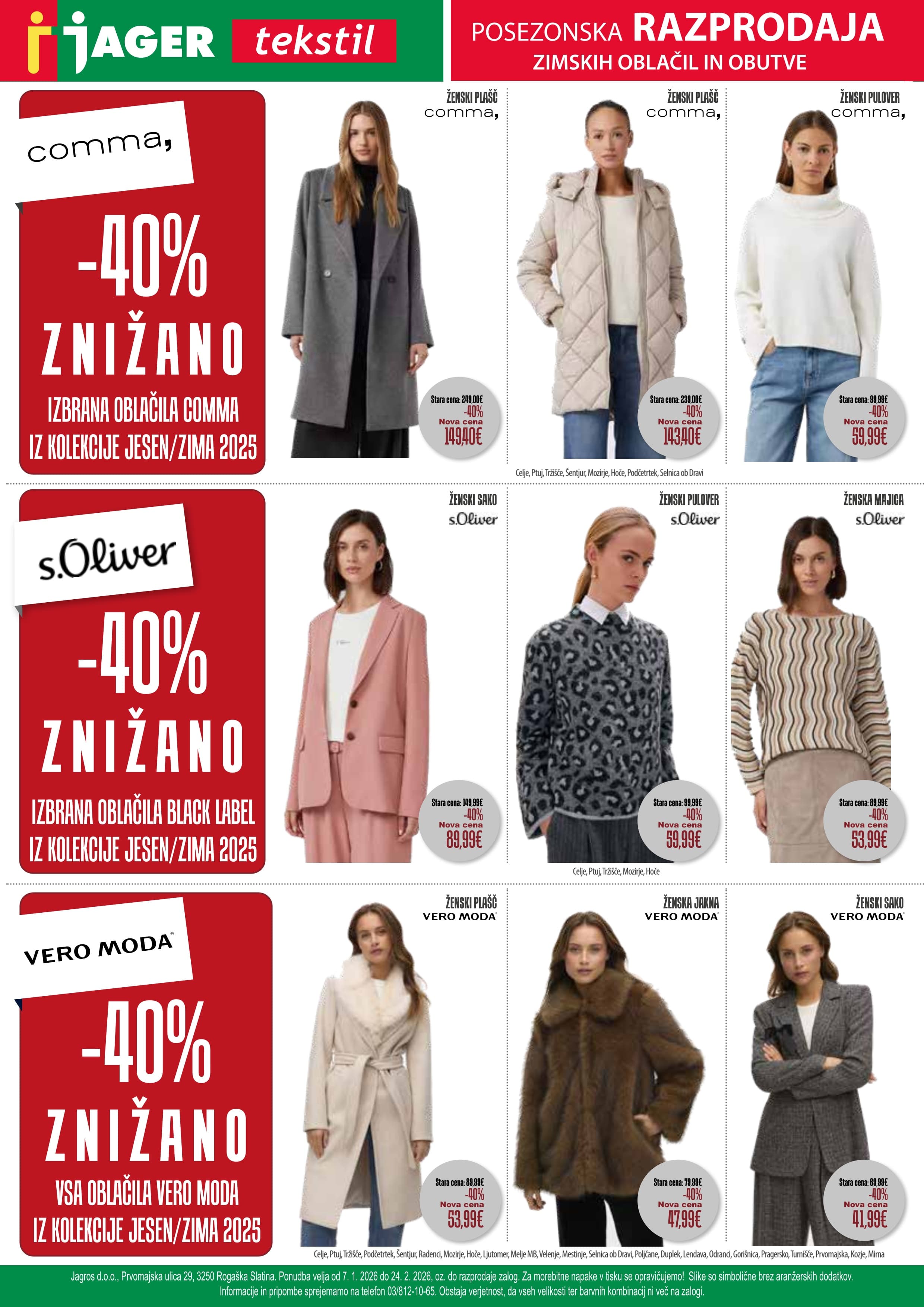 Stran 3. Jager kataloga - Tekstil