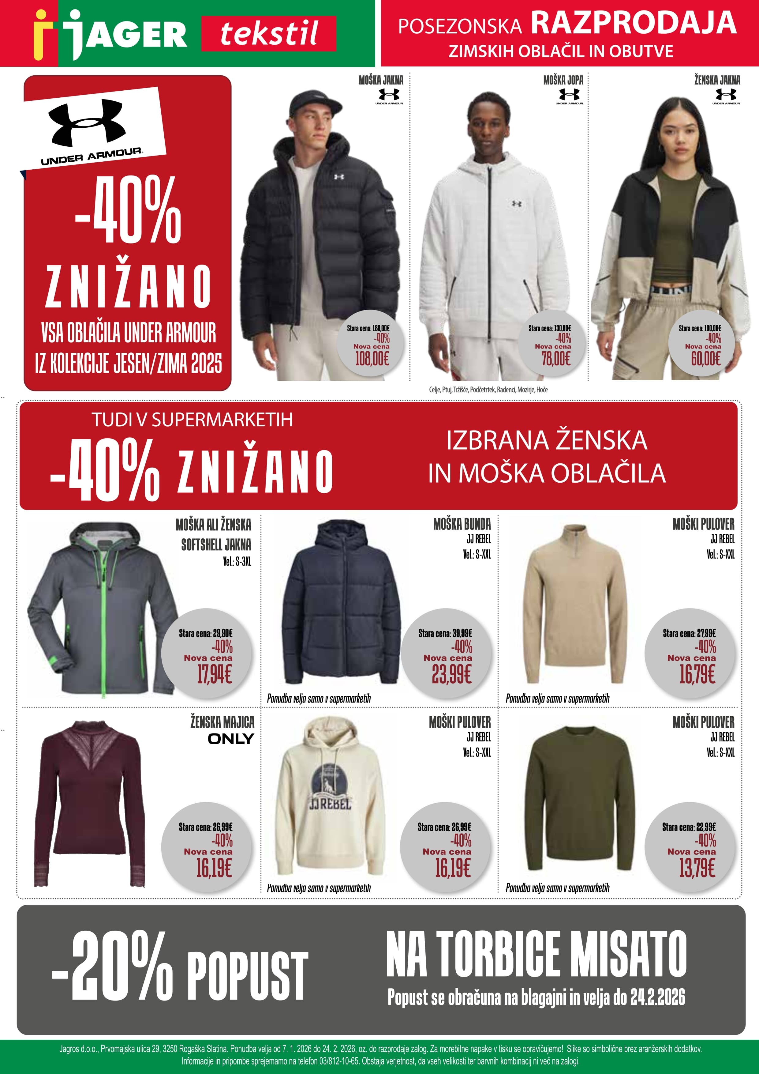 Stran 6. Jager kataloga - Tekstil