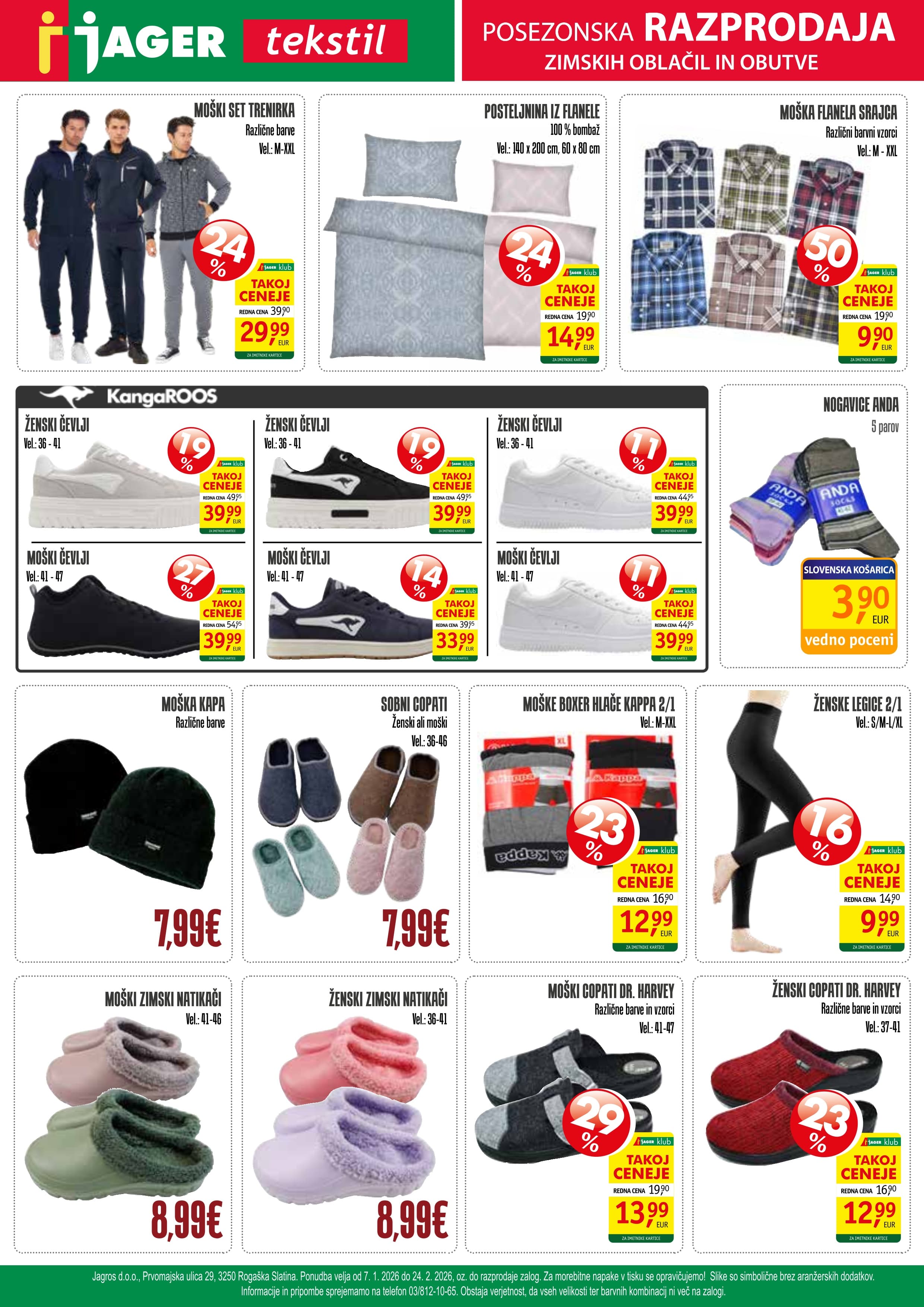 Stran 9. Jager kataloga - Tekstil