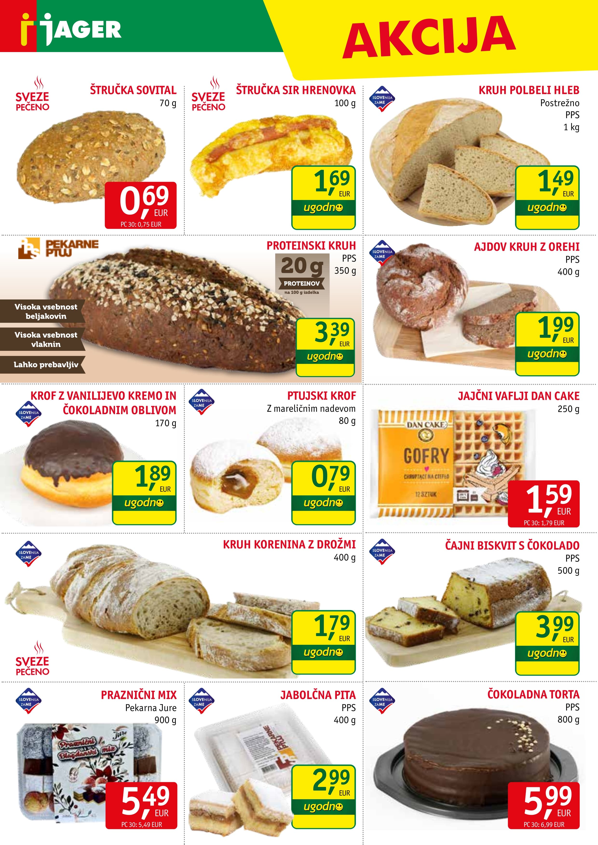 Stran 6. Jager kataloga - Živila