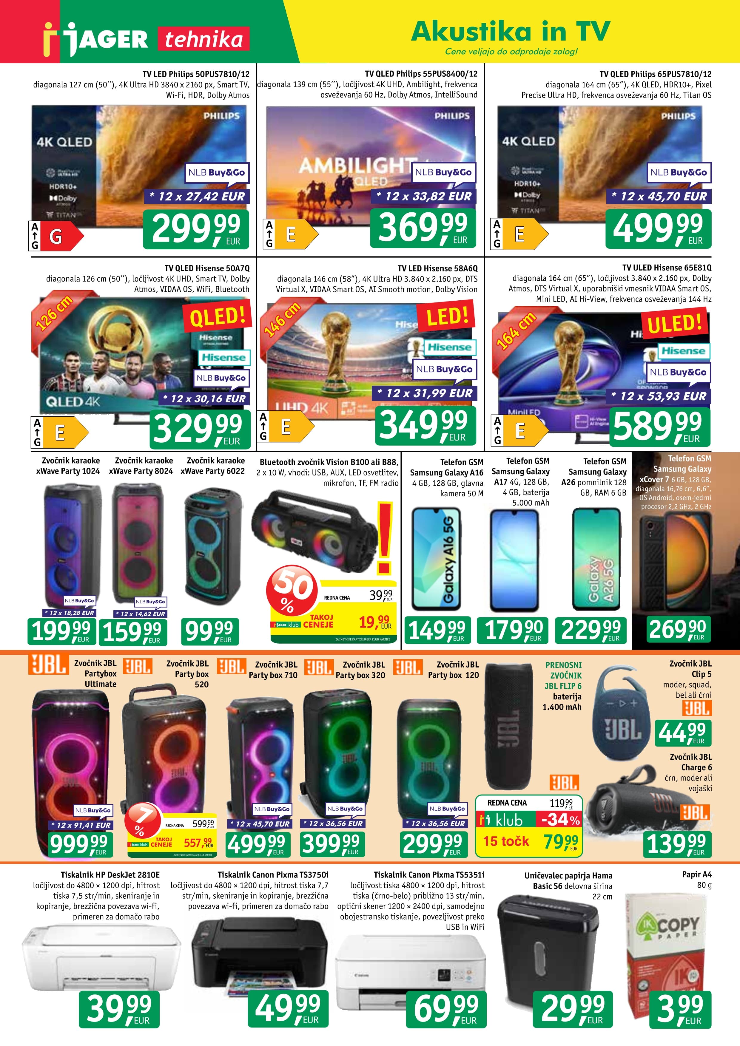 Stran 14. Jager kataloga - Tehnika