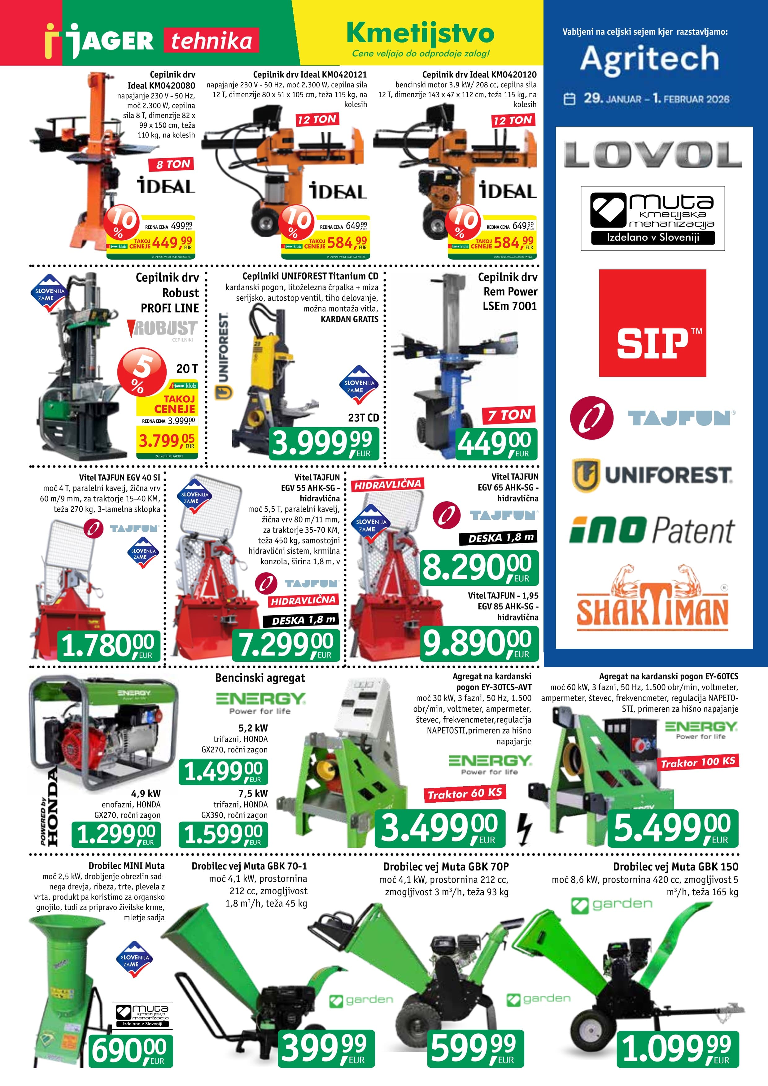 Stran 7. Jager kataloga - Tehnika