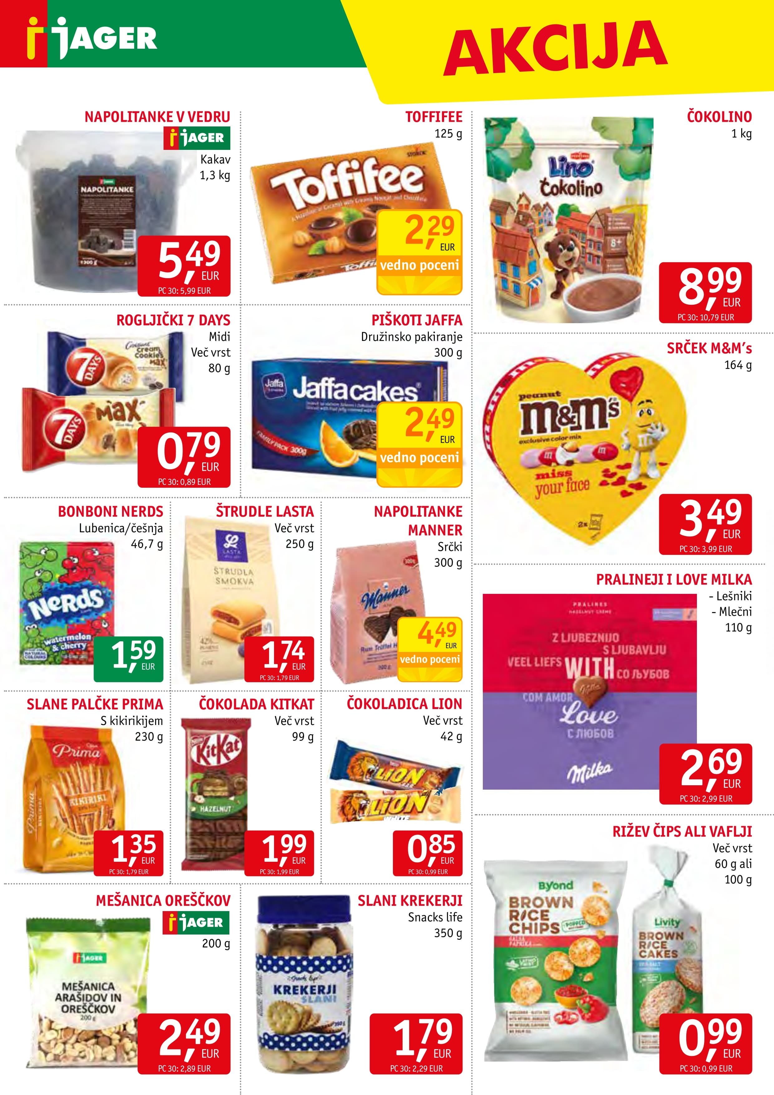 Stran 10. Jager kataloga - Živila