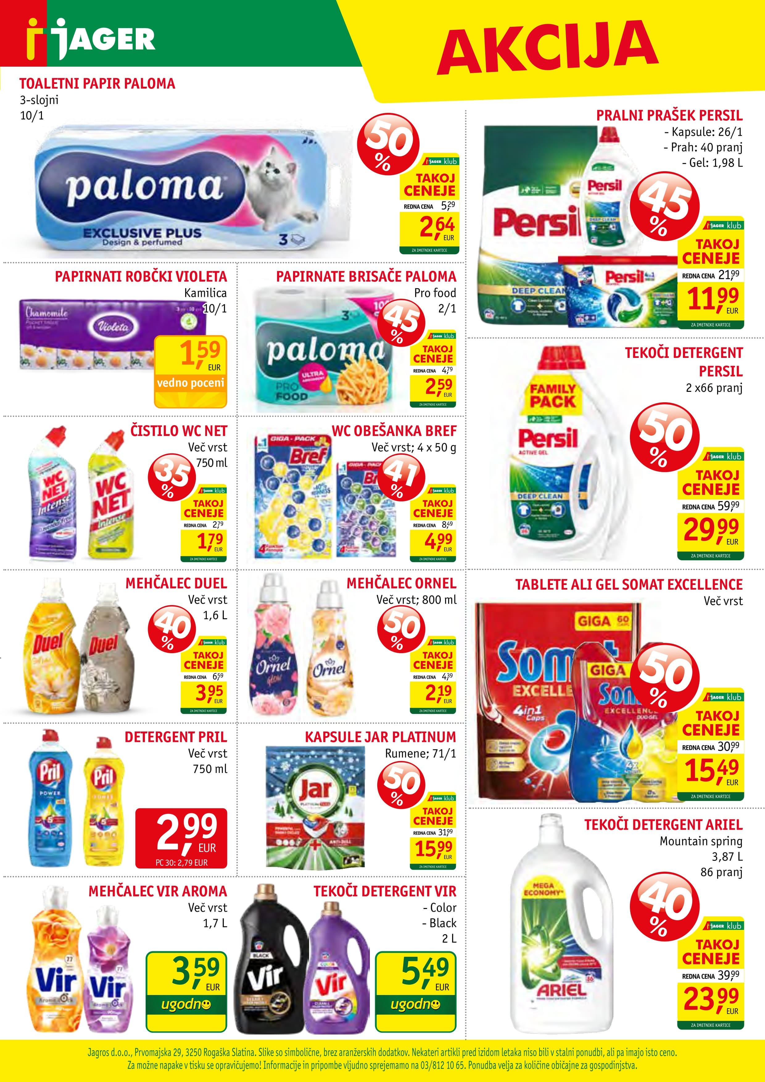 Stran 15. Jager kataloga - Živila