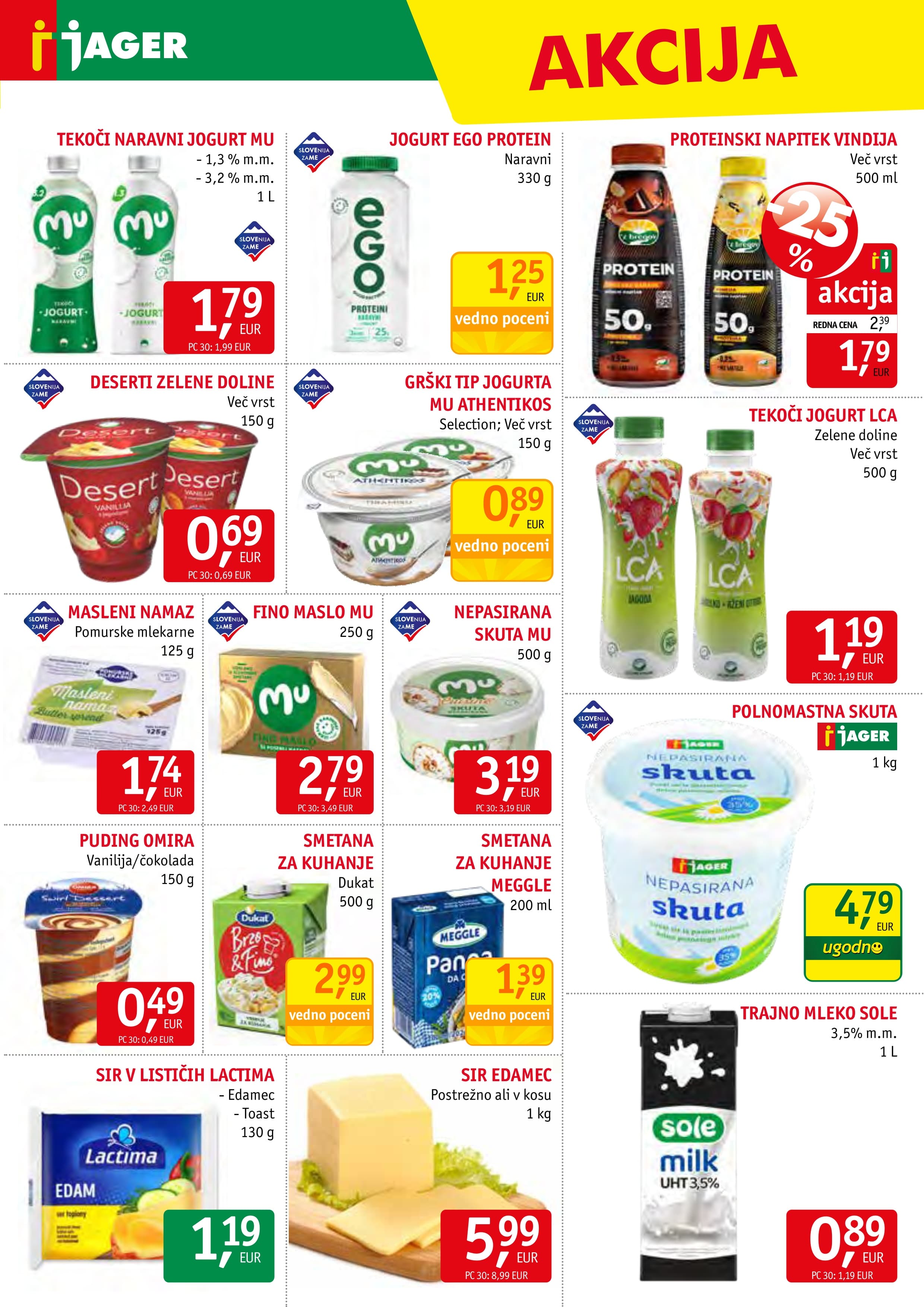 Stran 5. Jager kataloga - Živila