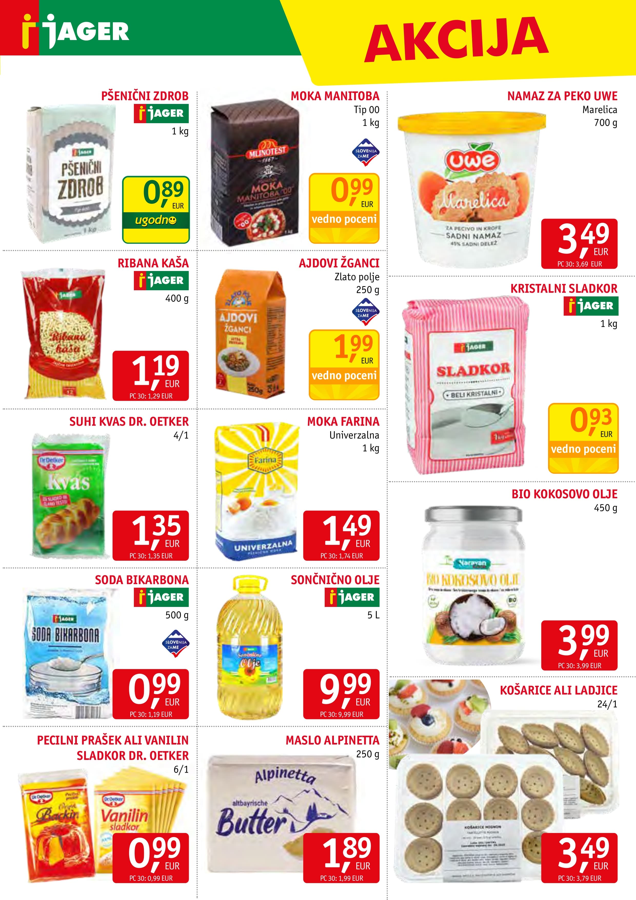 Stran 7. Jager kataloga - Živila