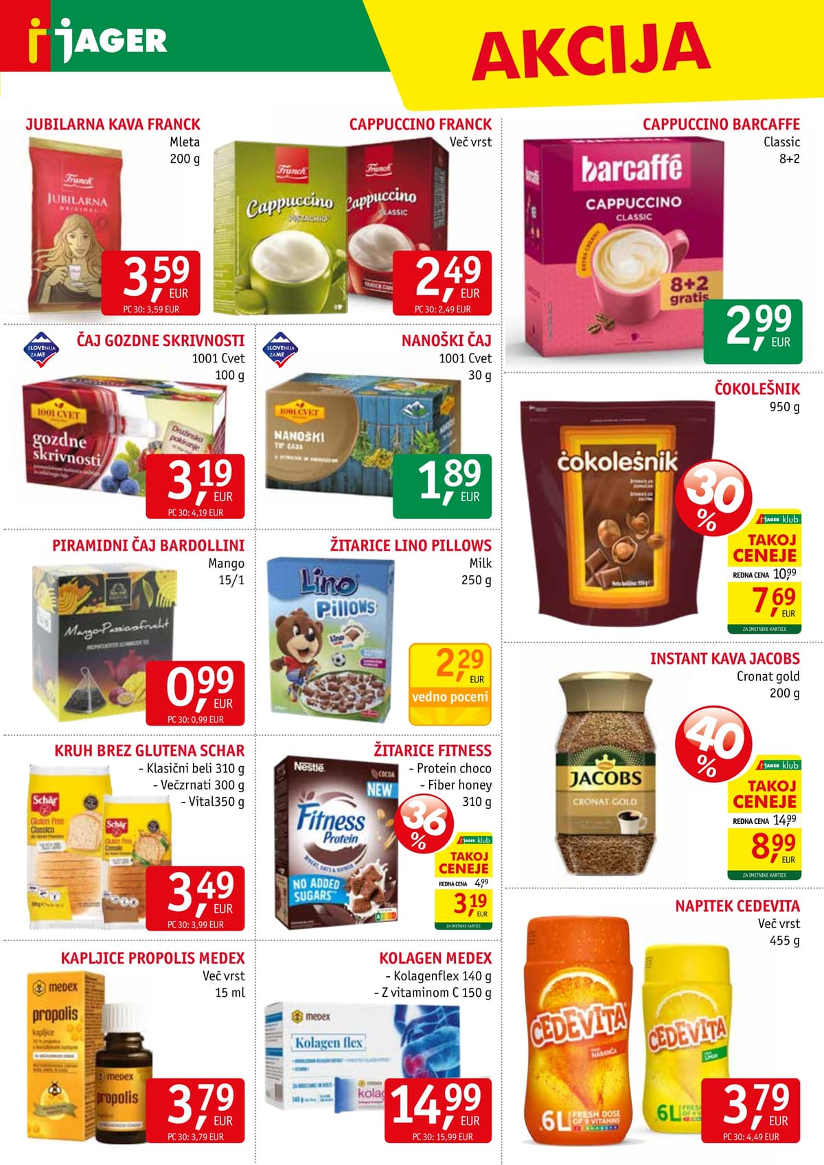 Stran 11. Jager kataloga - Živila