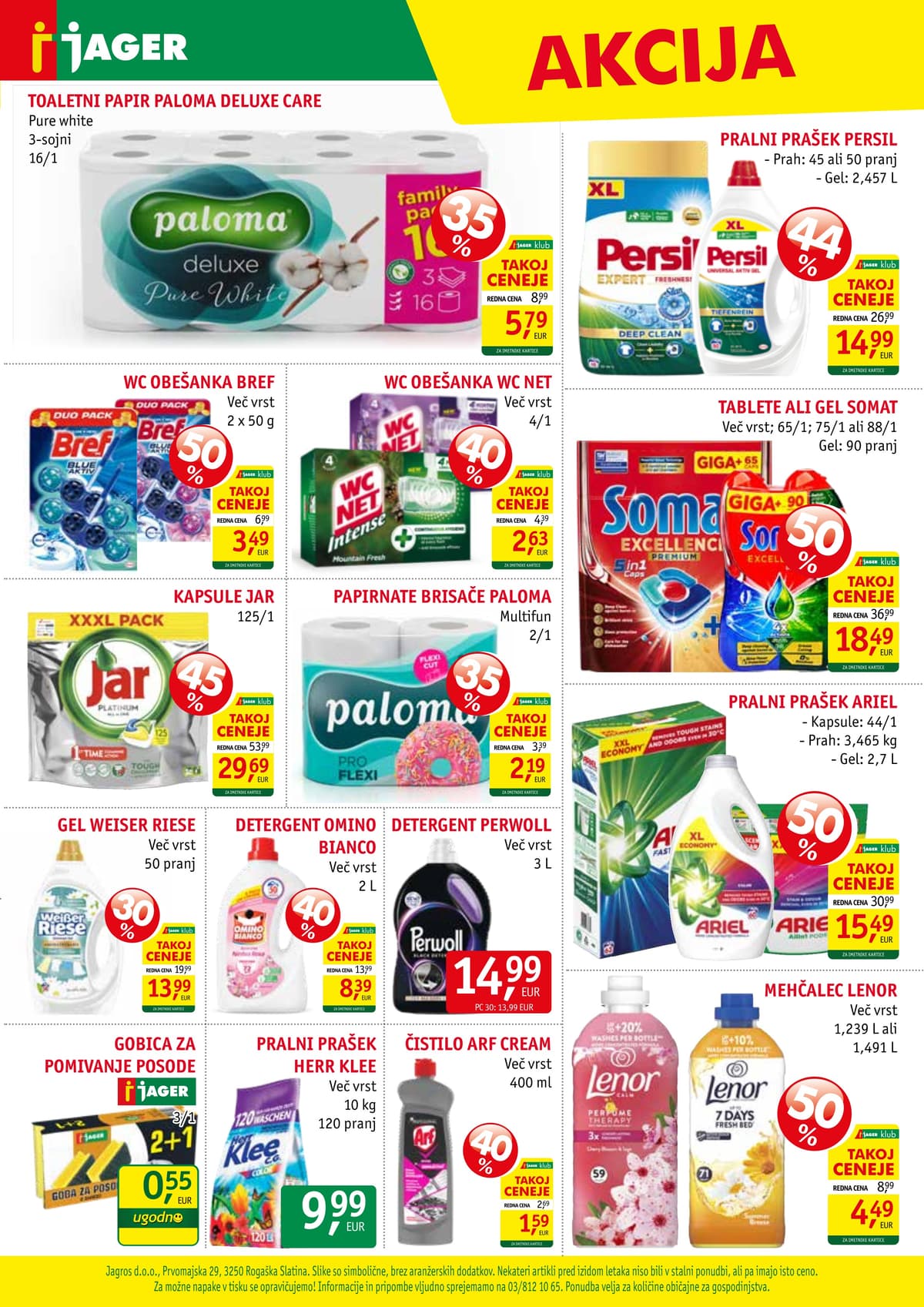 Stran 15. Jager kataloga - Živila