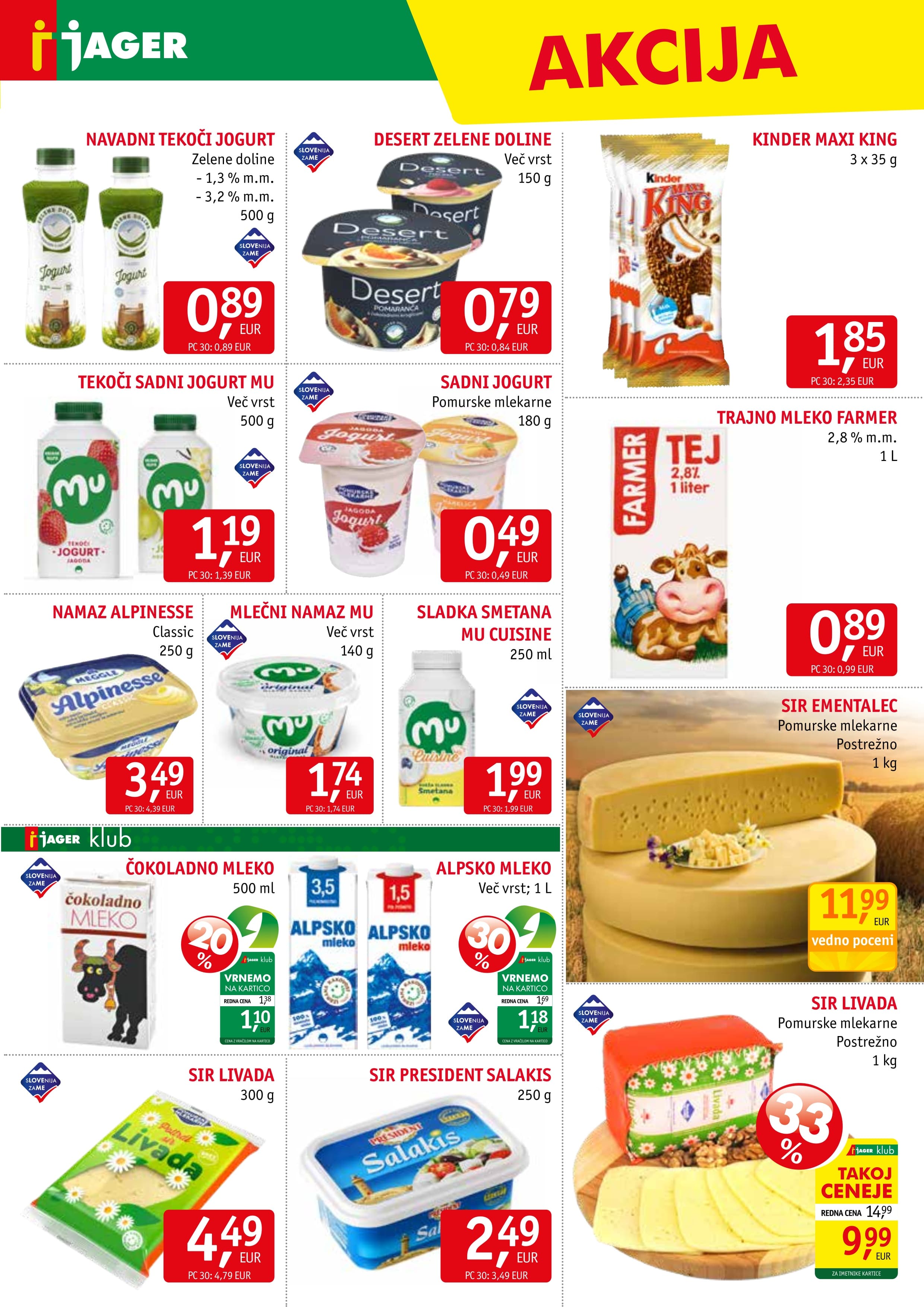 Stran 5. Jager kataloga - Živila